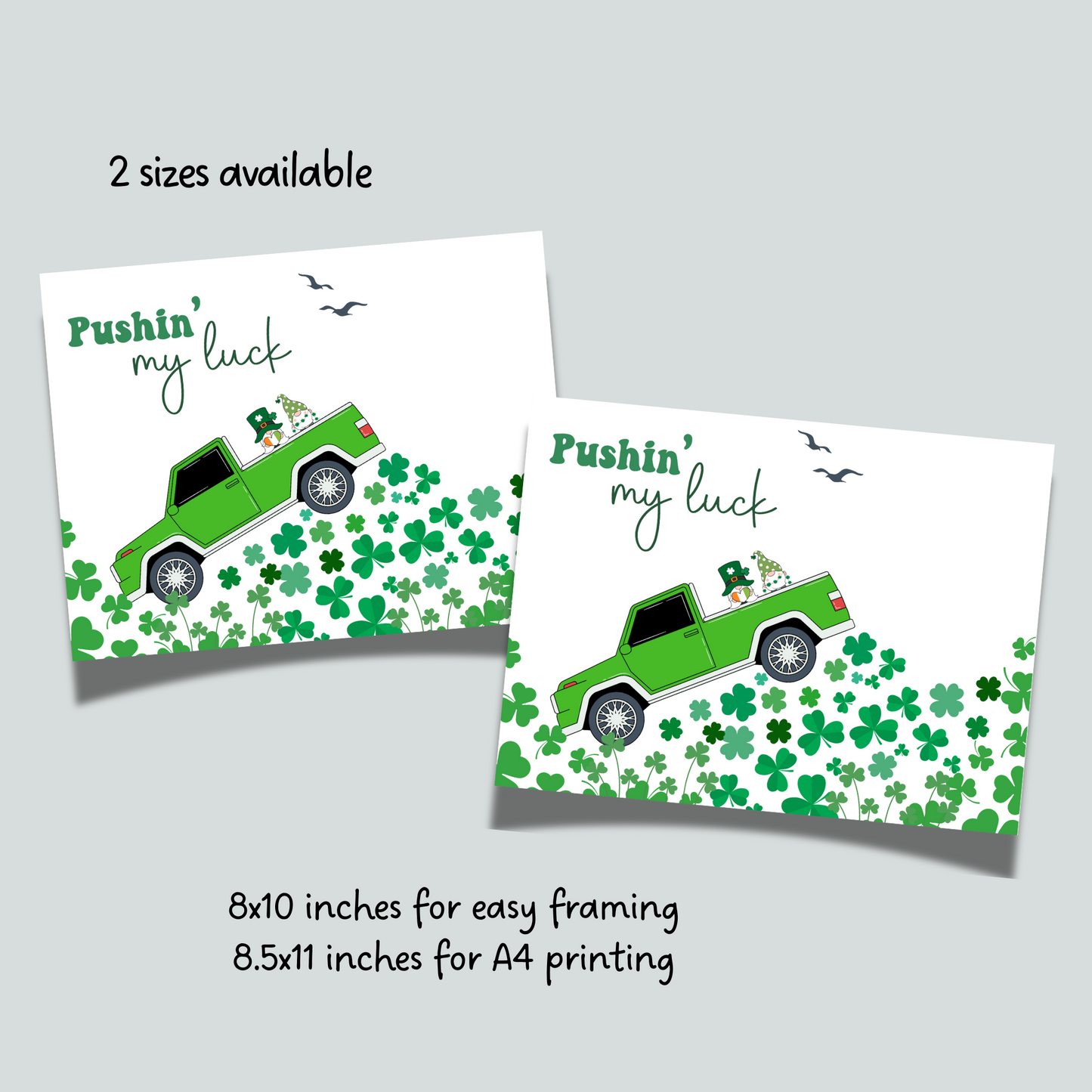 St Patricks Day Clover Handprint Craft Printable Gift DIY March Shamrock Art Keepsake for Kids