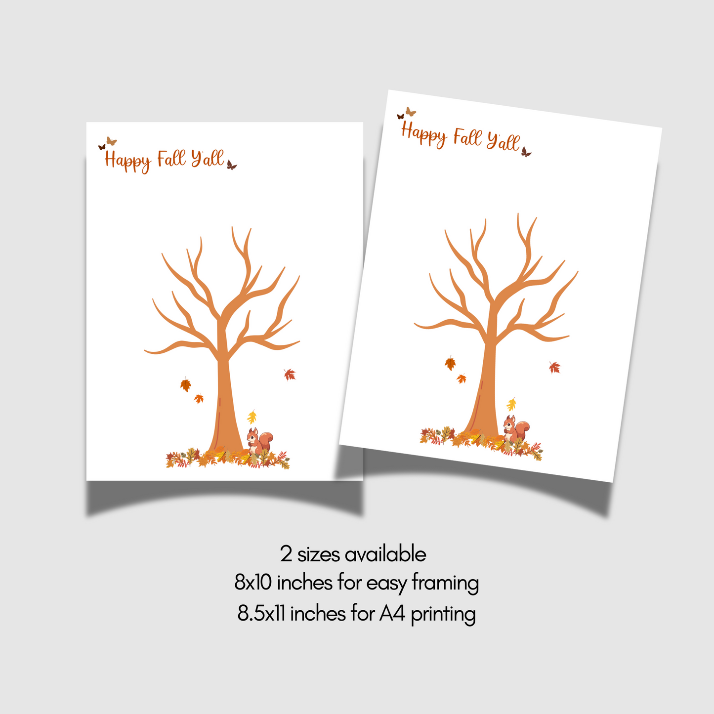 Happy Fall Y'all Handprint Crafts, DIY Autumn Art Activity for Kids