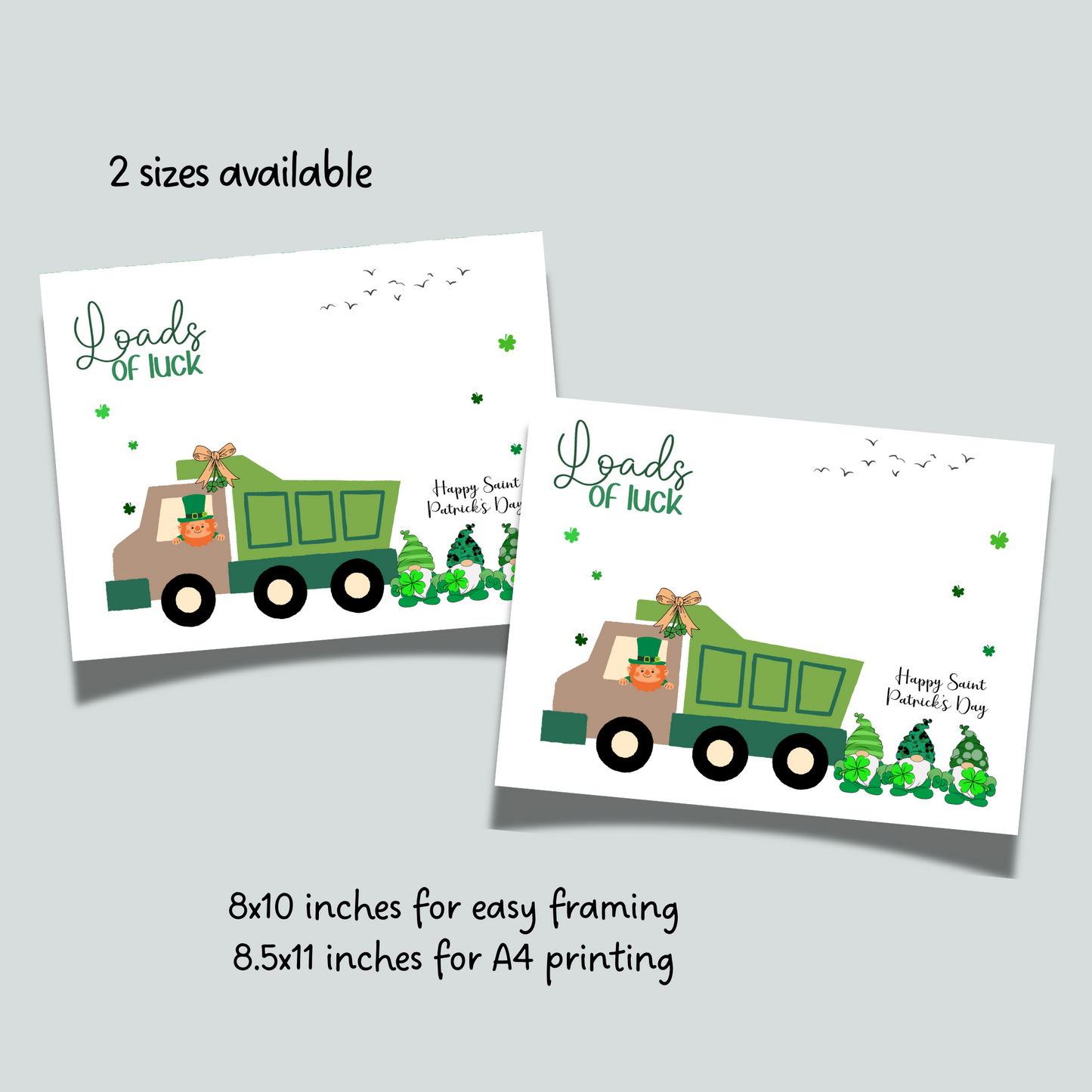 St Patricks Day Leprechaun Gnome Handprint Craft Printable Gift DIY March Art Keepsake for Kids