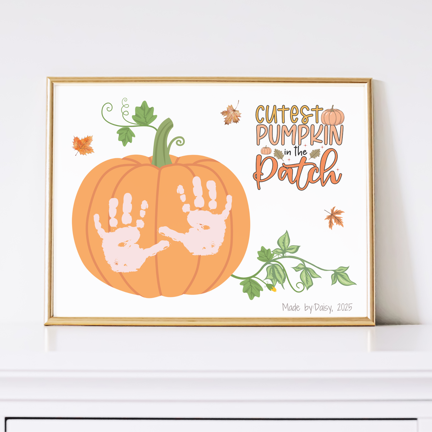 Fall Handprint Craft Bundle Printable Art for Kids