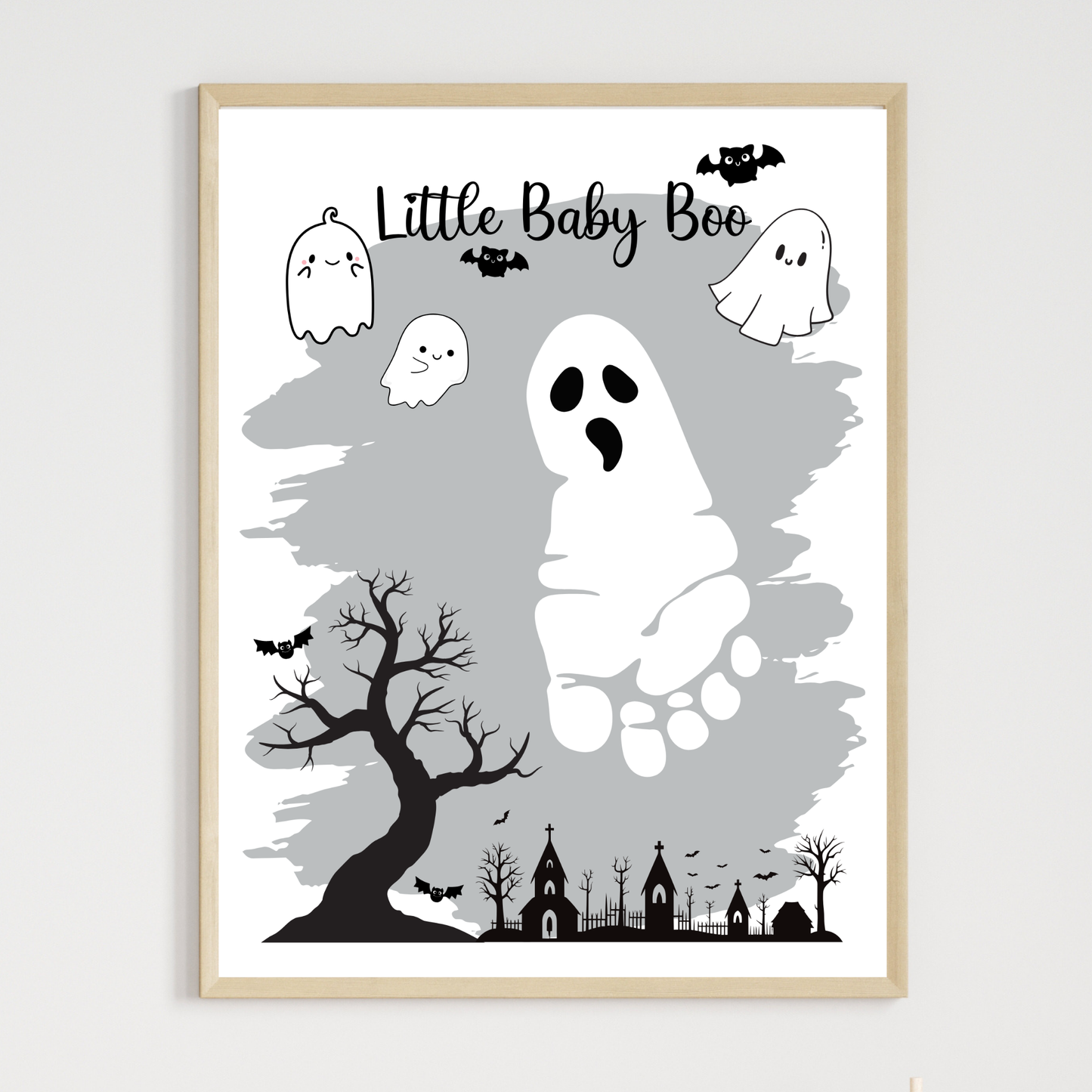 Halloween Footprint Crafts, DIY Fall Art Activity for Kids