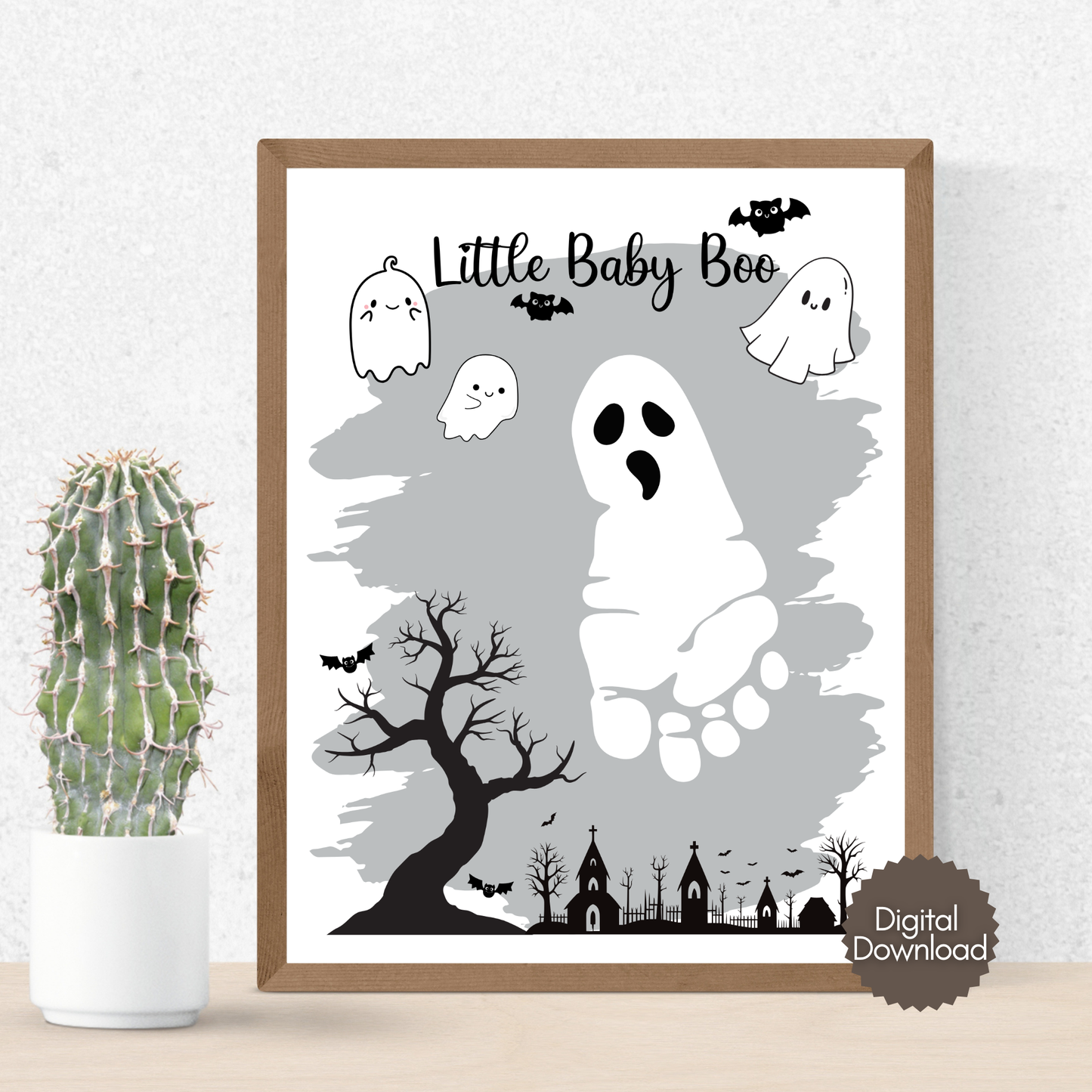 Halloween Footprint Crafts, DIY Fall Art Activity for Kids