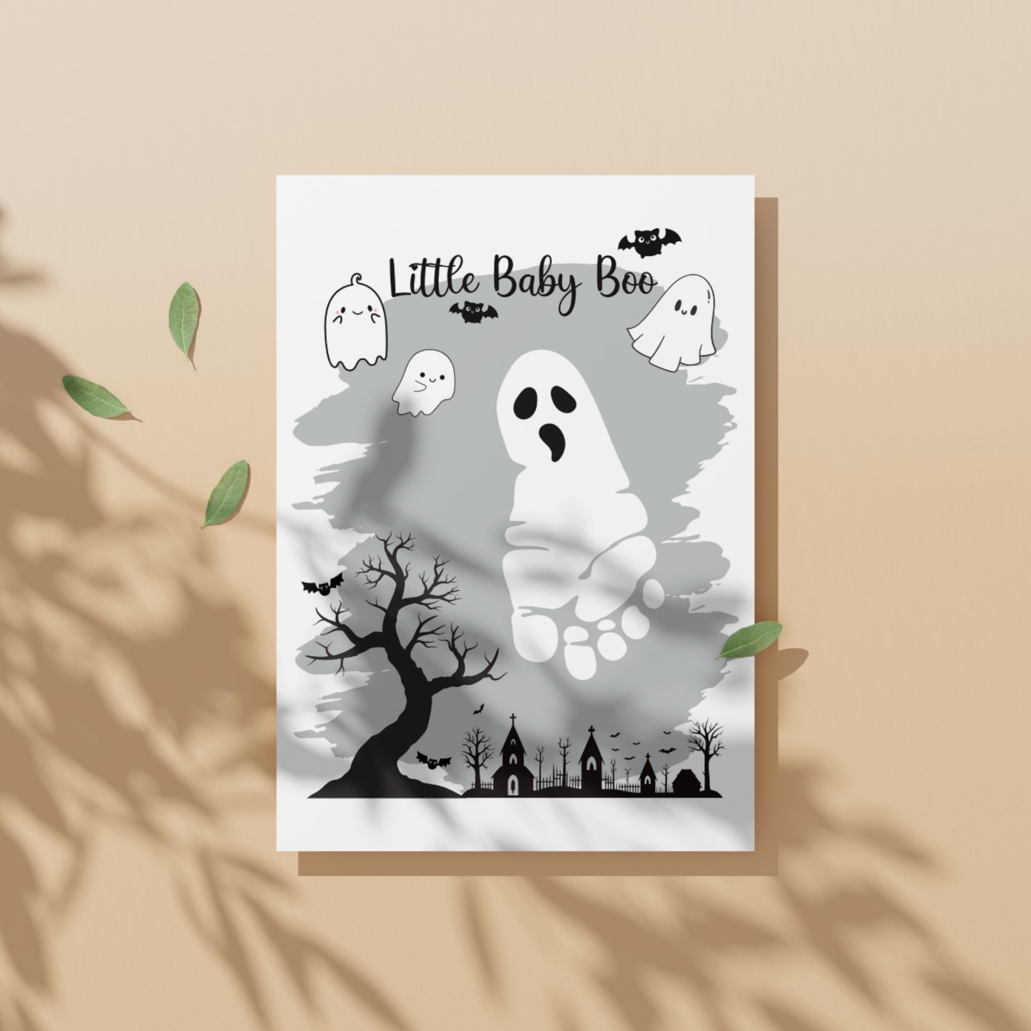 Halloween Footprint Crafts, DIY Fall Art Activity for Kids