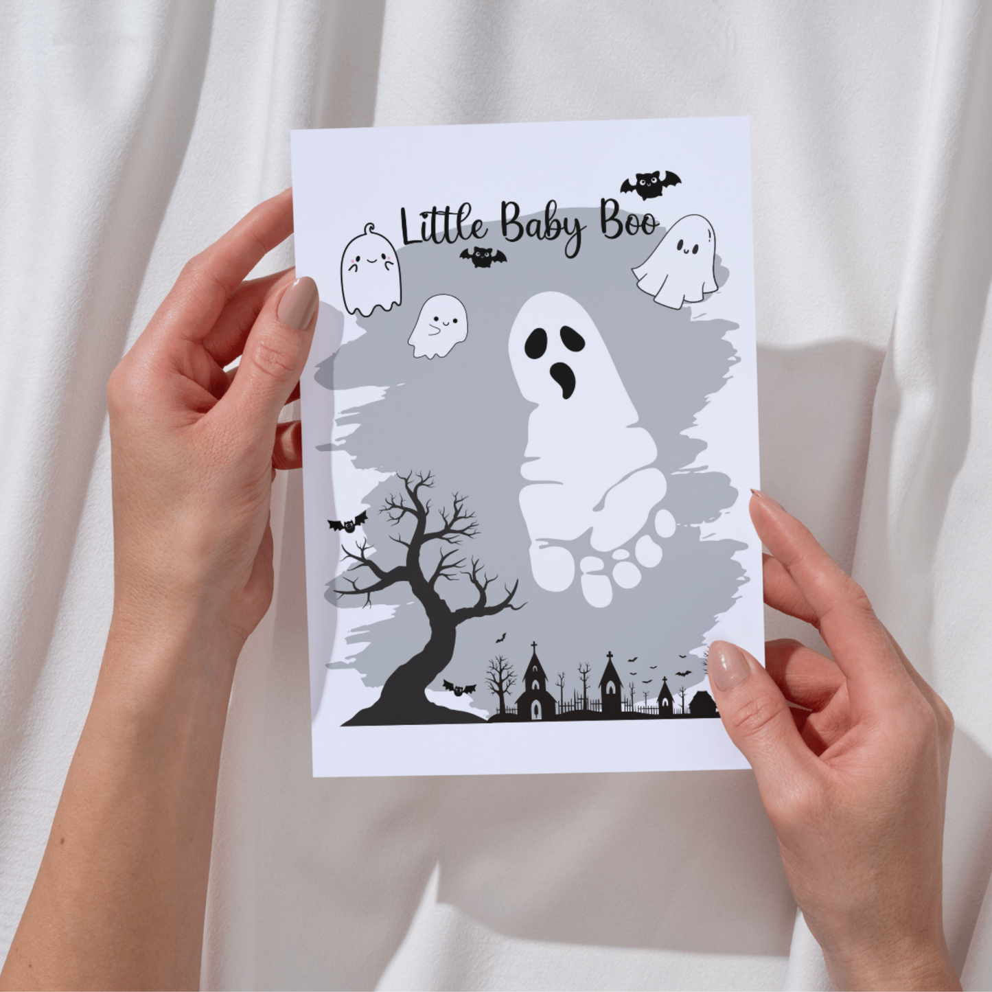 Halloween Footprint Crafts, DIY Fall Art Activity for Kids