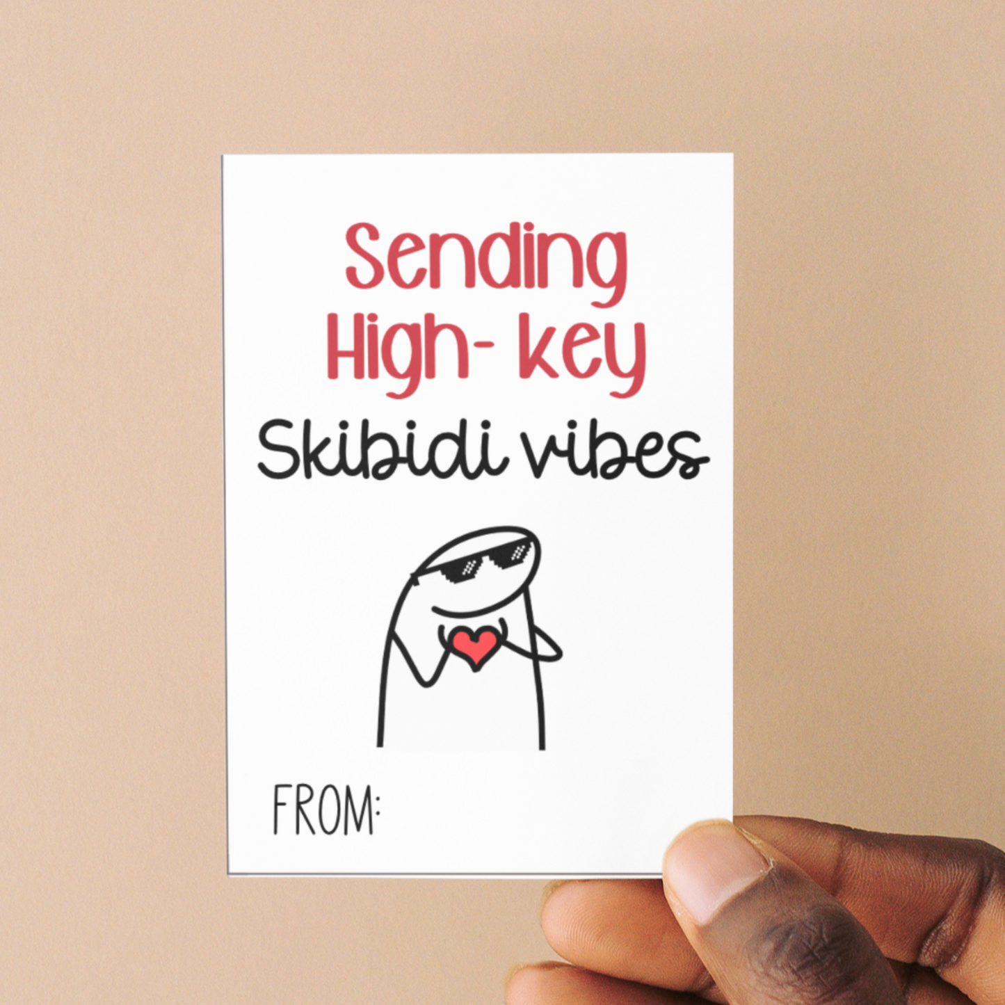 Slang Valentine's Day Cards Printable, Funny Classroom School Gifts