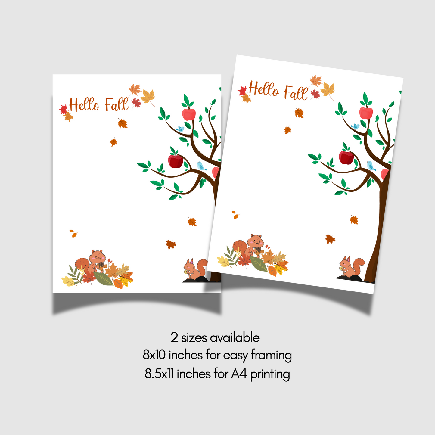 Hello Fall Handprint Crafts, DIY Autumn Art Activity for Kids