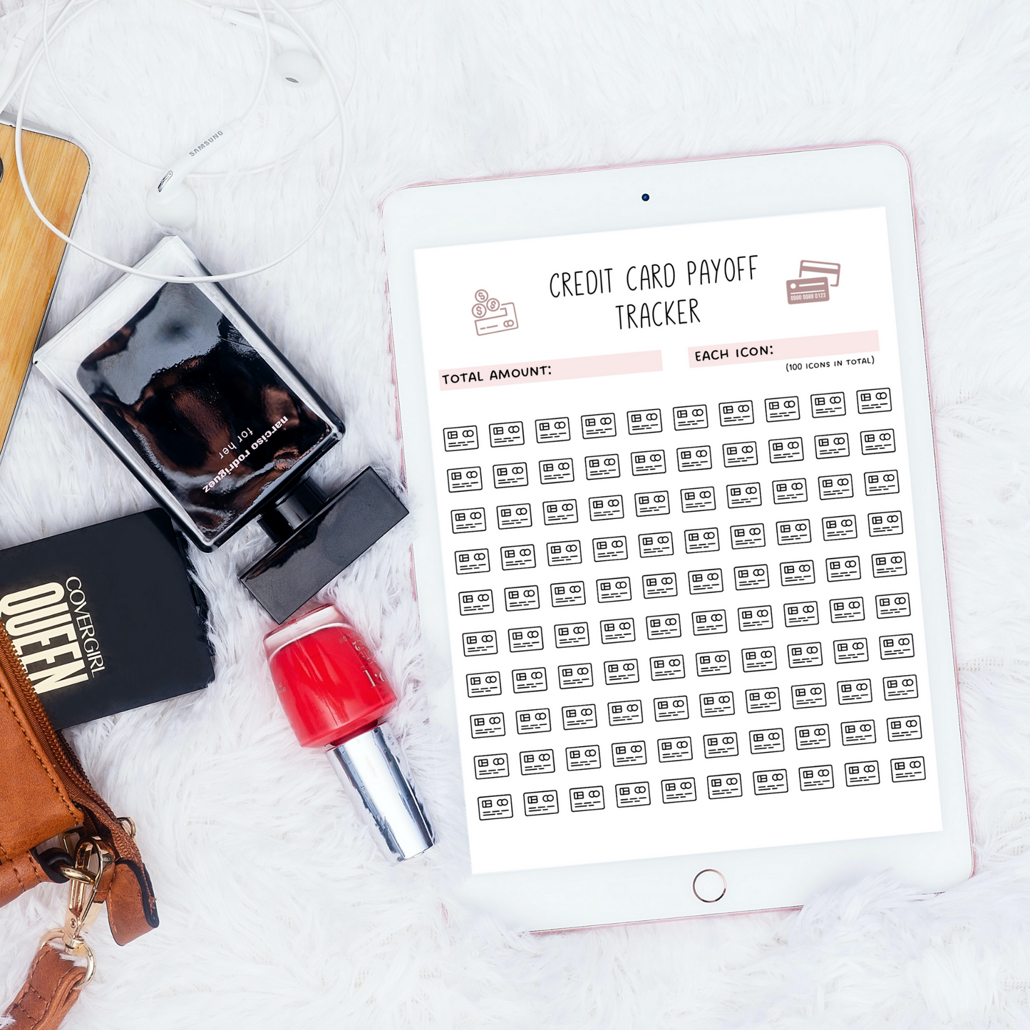 Debt Tracker Printable, Credit Card/ House/ Car/ Student Loan Payoff Tracker