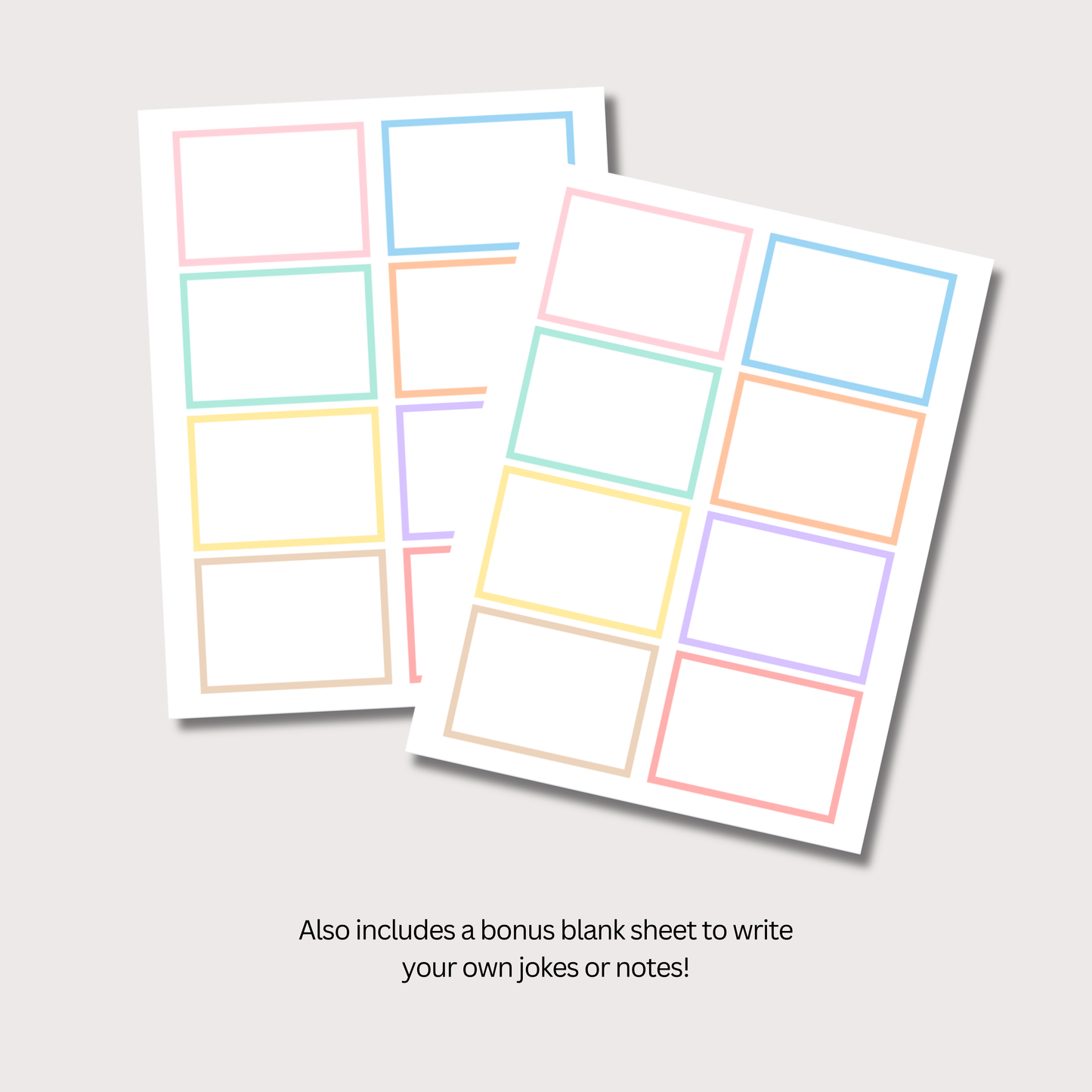 Lunchbox Jokes Cards for Kids Printable, Funny Lunch Box Notes