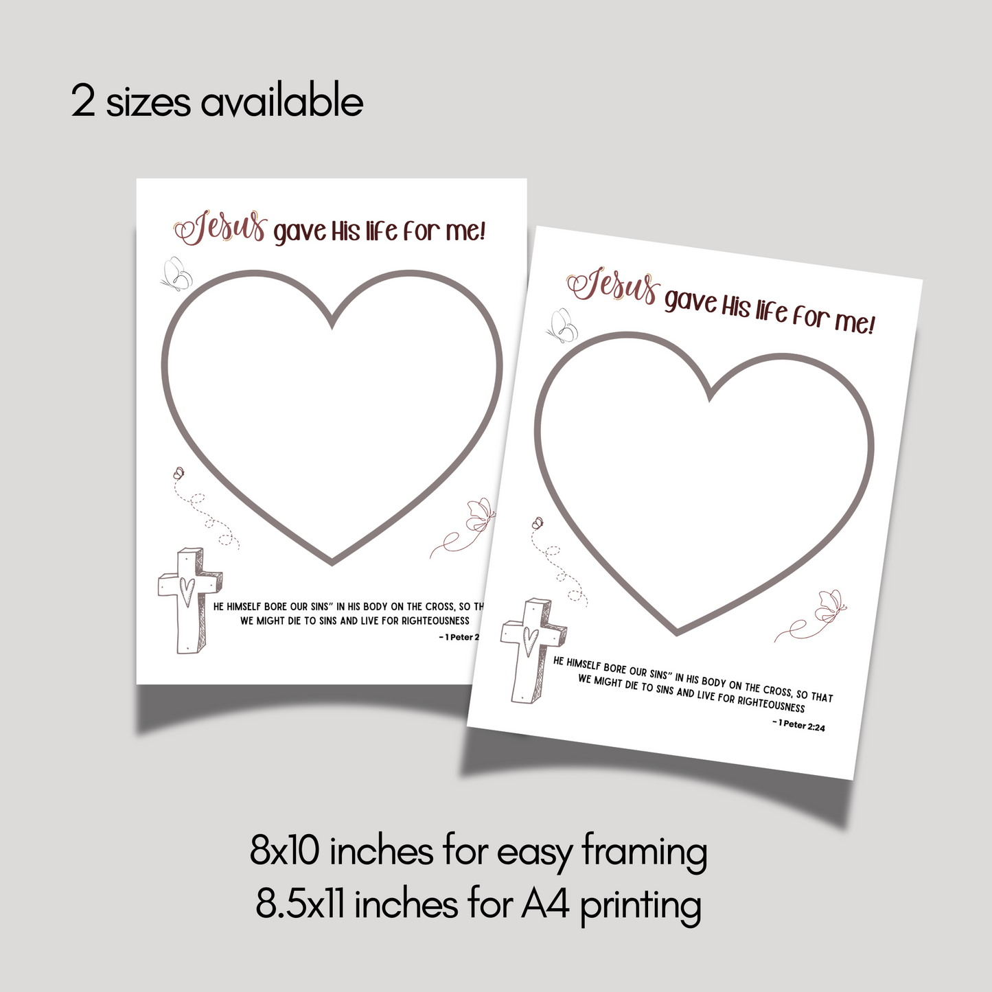Easter Paper Craft Printable, DIY Christian Art for Kids Sunday School Church Preschool Toddler Activity Bible Lesson