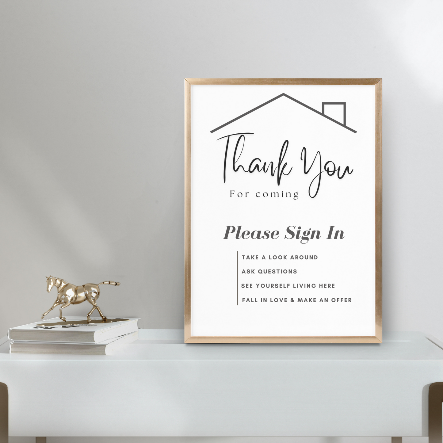 Open House Sign In Sheet, Printable Welcome Sign Realtor Success Tools