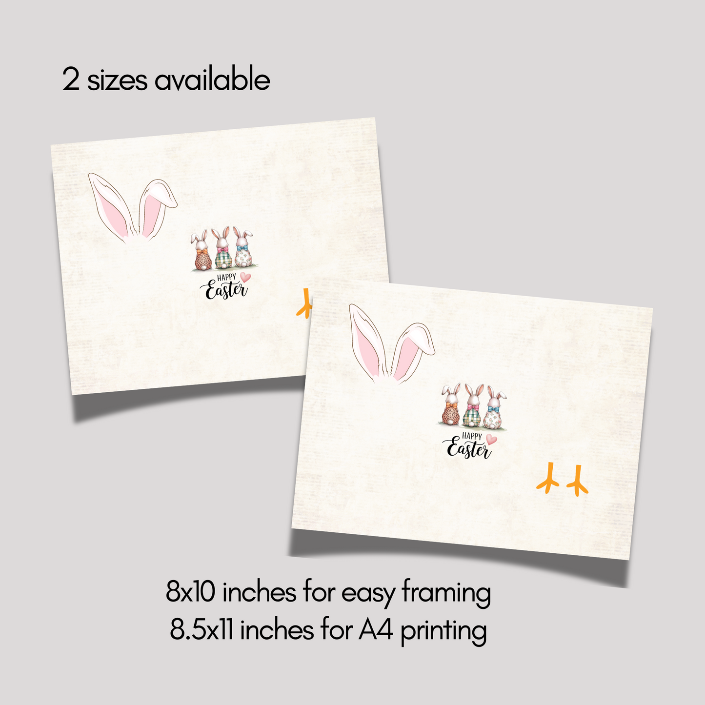 Bunny Chick Easter Handprint Footprint Craft for Kids Printable, DIY Card Spring Art Activity Keepsake Personalized Gift from Baby Toddler