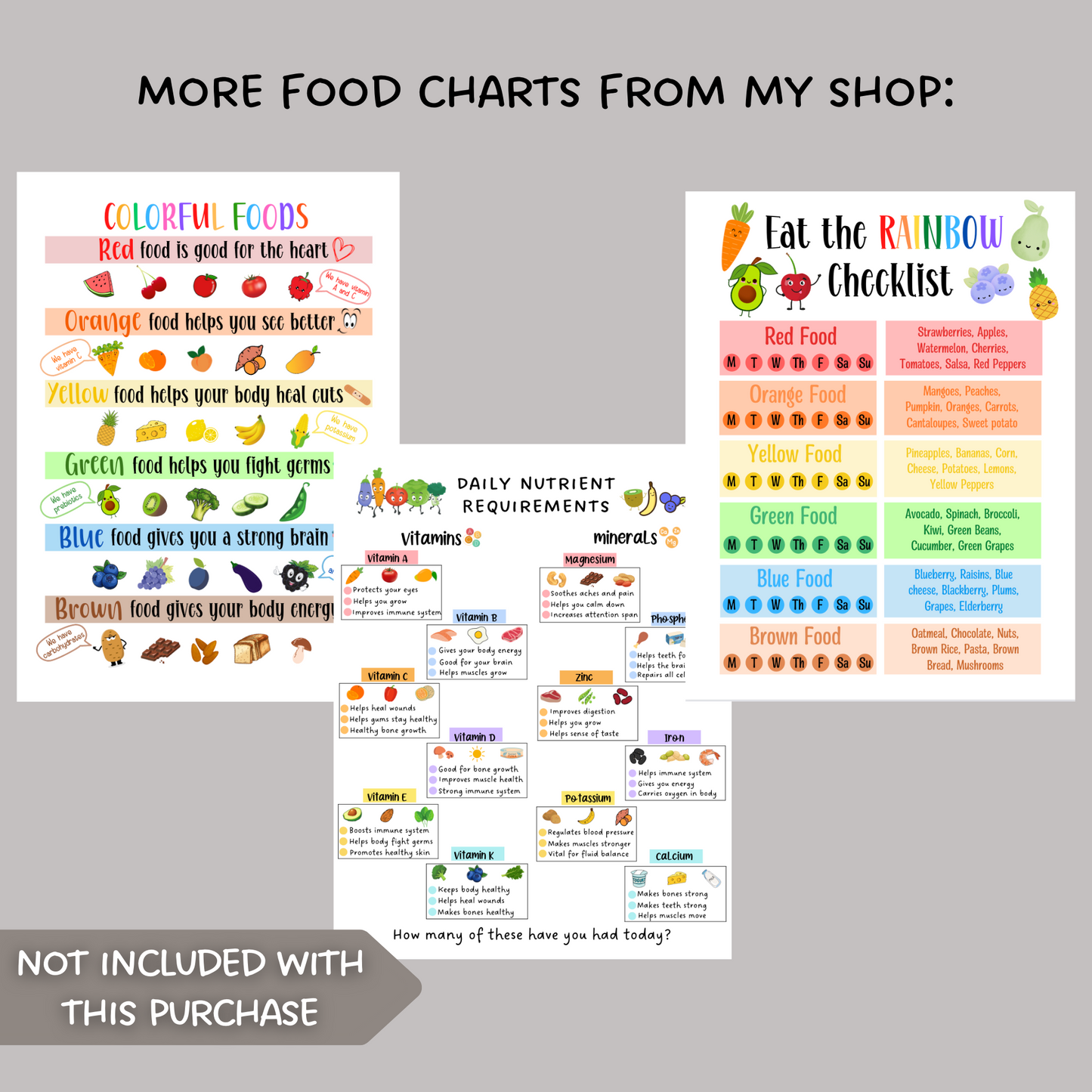 School Lunch Meal Planner Printable, Editable Lunch Menu Kids