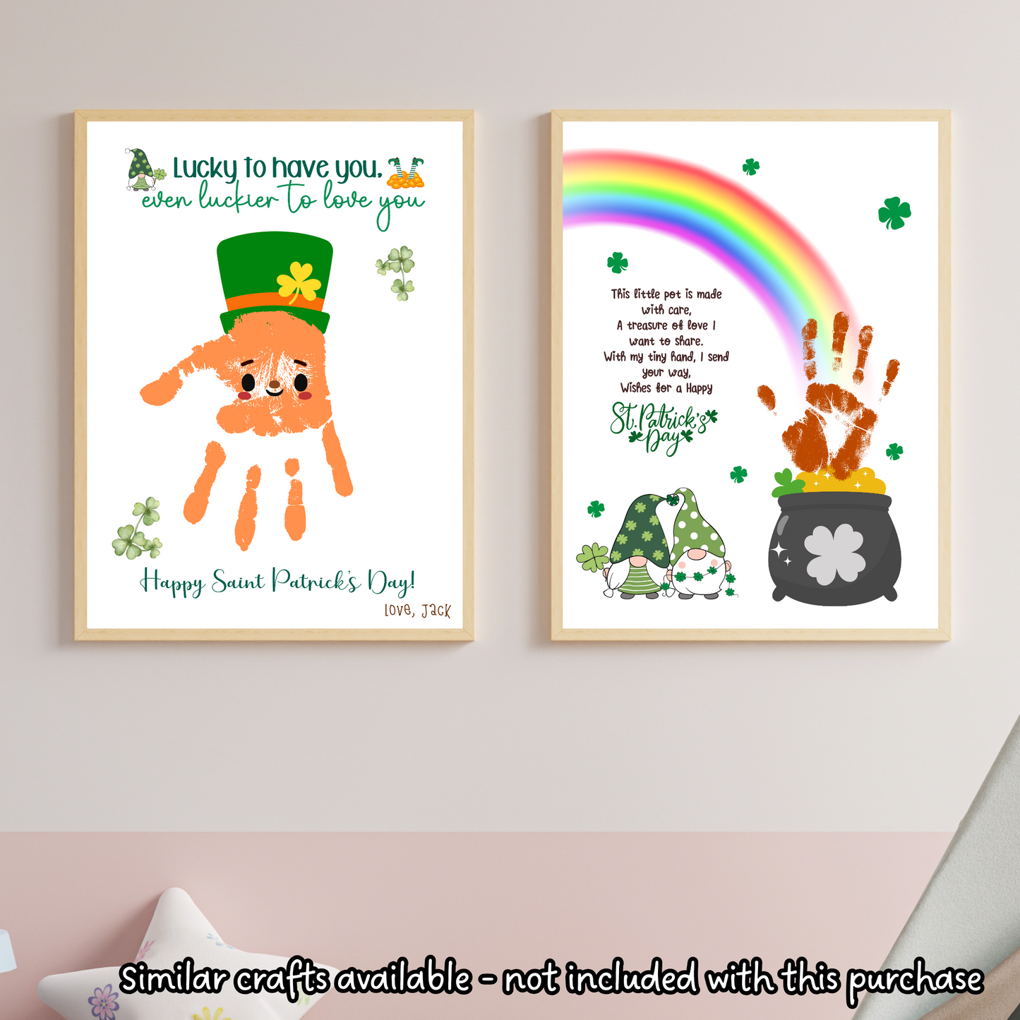 St Patricks Day Christian Bible Paper Craft Printable, DIY March Art Keepsake