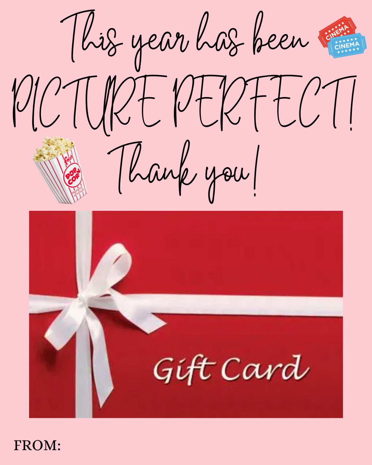 Teacher Appreciation Gift Tags Year End Gift, Thank You Tag Holders, Instant Download Card Holder, End Of Year Teacher Gifts, Printable Card
