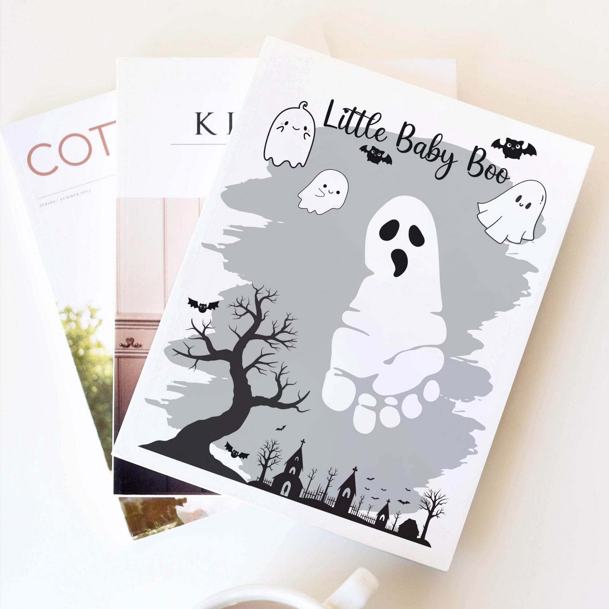 Halloween Handprint & Footprint Crafts Printable, DIY Art For Baby Toddler Kids, Memory Keepsake Ideas, Preschool Activity, First Halloween