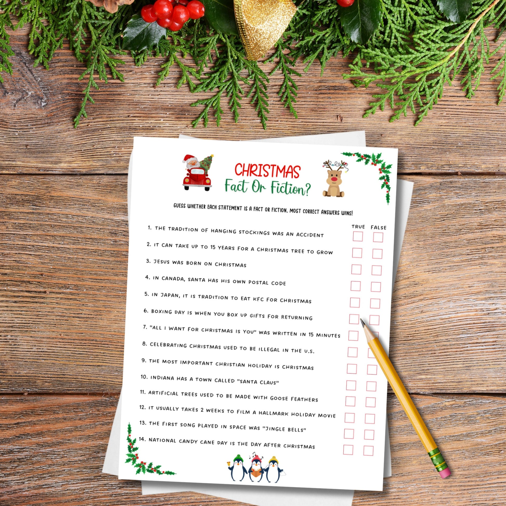 Christmas Party Games Bundle Printable, Fun Holiday Game, Christmas Family Game, Office Party Game, Xmas Game Adult, Trivia Game, Emoji Game