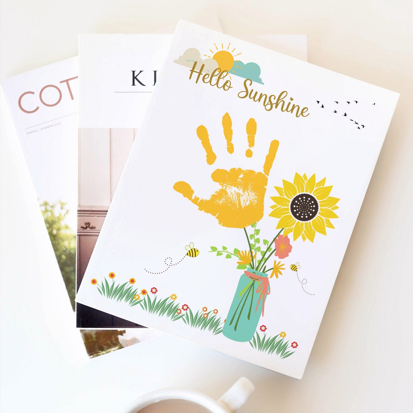Fall Handprint & Footprint Printable Crafts, DIY Autumn Art For Baby Toddler Kids Thanksgiving Halloween Memory Keepsake, Preschool Activity