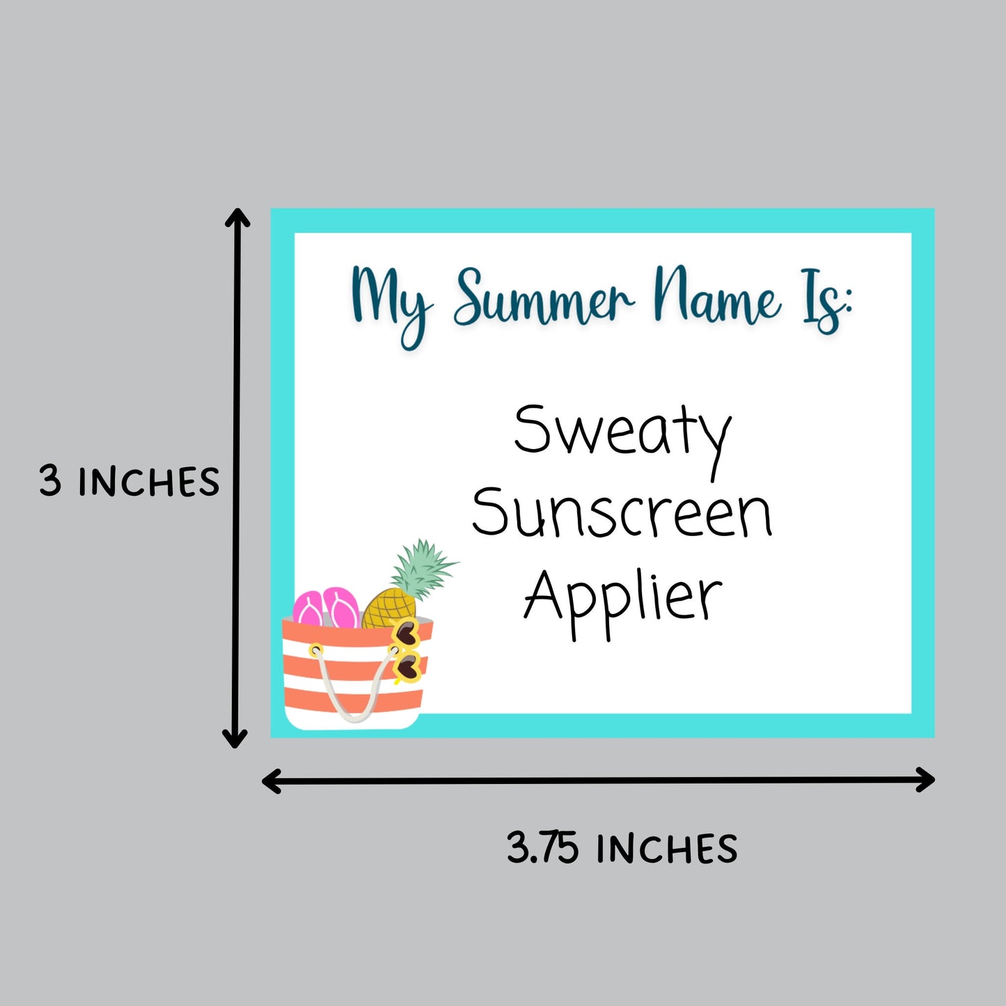 What’s Your Summer Name Game Printable, Pool Party Games, Summer Camp Activity, Fun Beach Games, Icebreaker for Kids, Summer Vacation Ideas