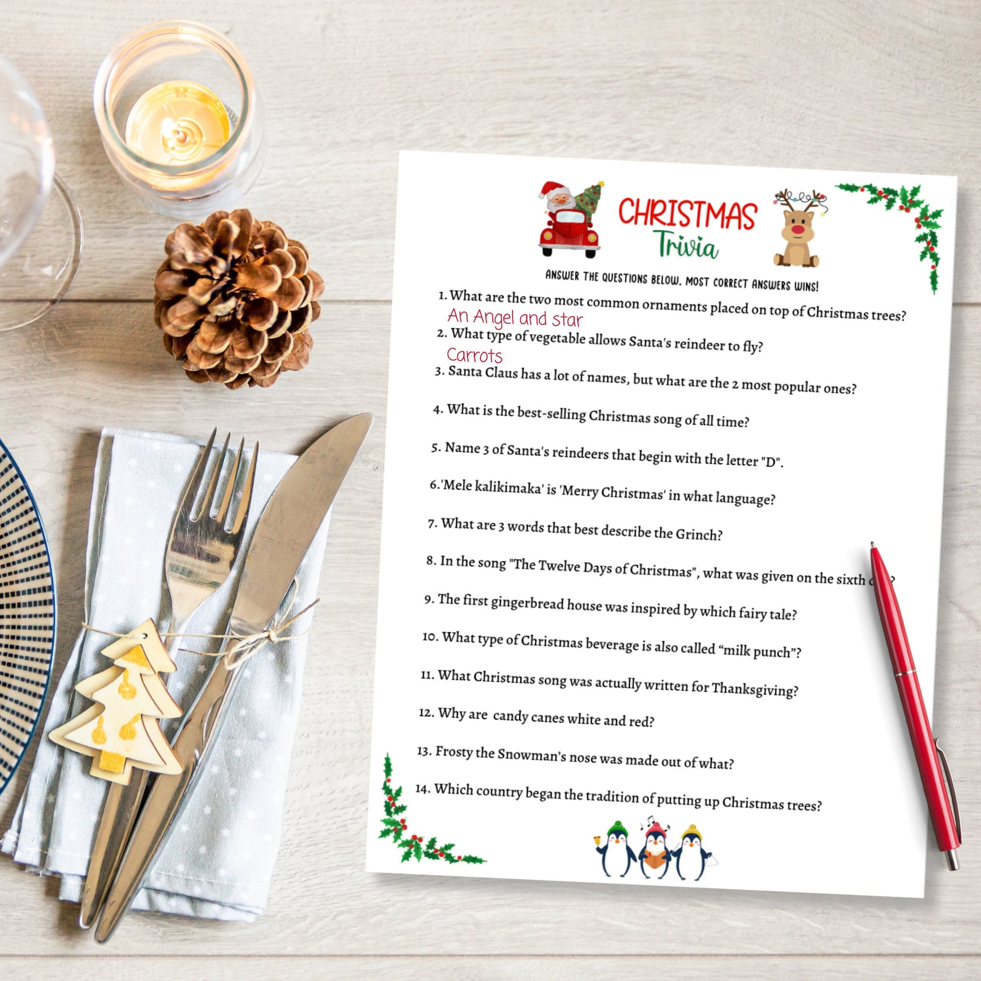 Christmas Party Games Bundle Printable, Fun Holiday Game, Christmas Family Game, Office Party Game, Xmas Game Adult, Trivia Game, Emoji Game