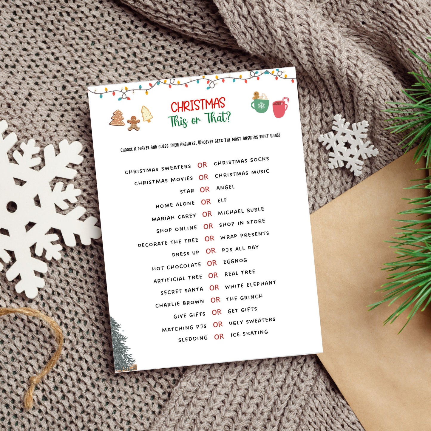 Christmas Game Bundle Printable, Family Christmas Games, Office Party Christmas Games, Fun Holiday Games, Xmas Party Games, Kids & Adults