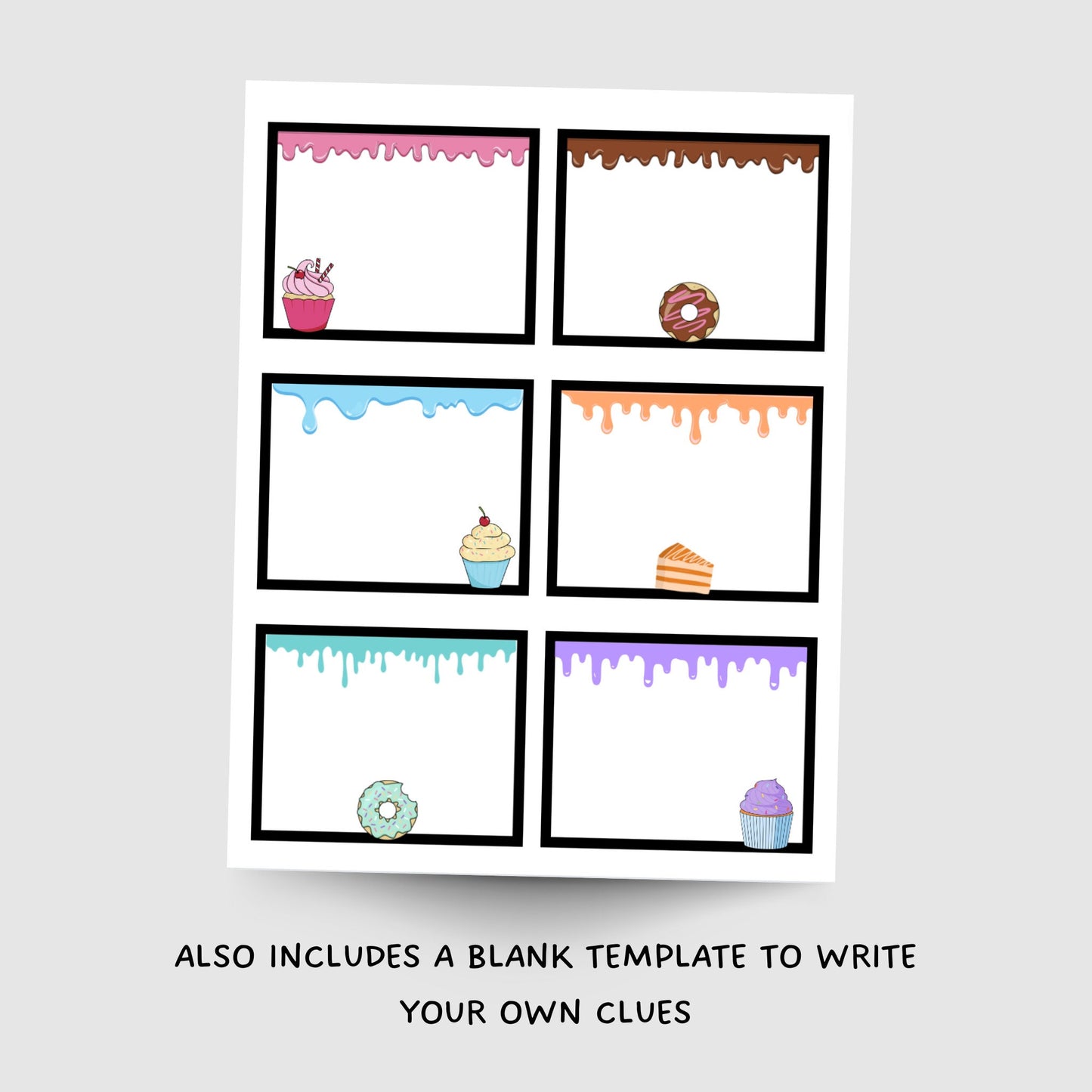 Outdoor Birthday Treasure Hunt For Kids, Birthday Scavenger Hunt Clues, Birthday Printable Games, Outdoor Birthday Games, Instant Download