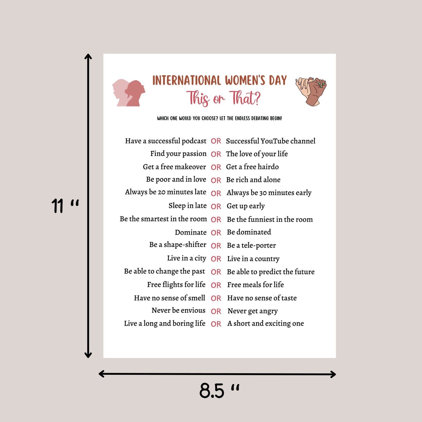 International Womens Day Games Printable, Womens History Month Party Game, Emoji Pictionary, Trivia Game, Icebreaker Game, Feminist Activity
