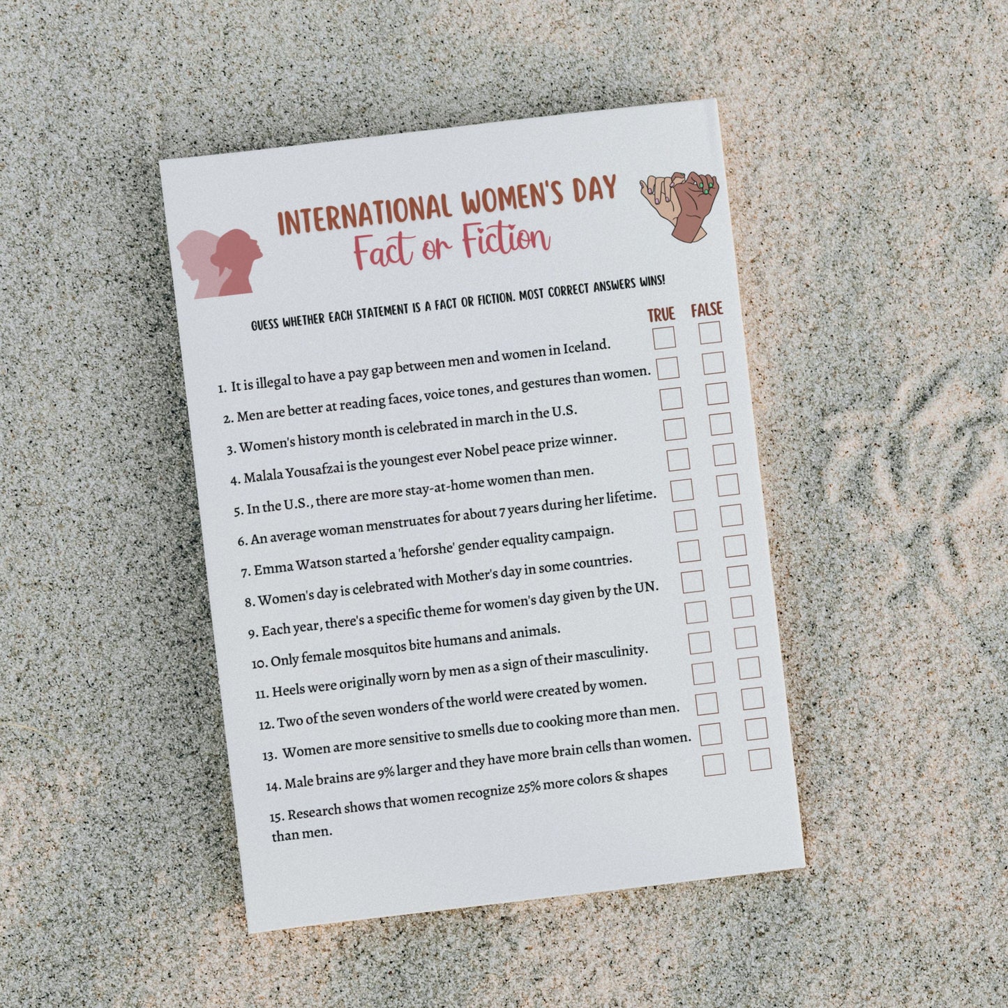 International Womens Day Games Printable, Womens History Month Party Game, Emoji Pictionary, Trivia Game, Icebreaker Game, Feminist Activity