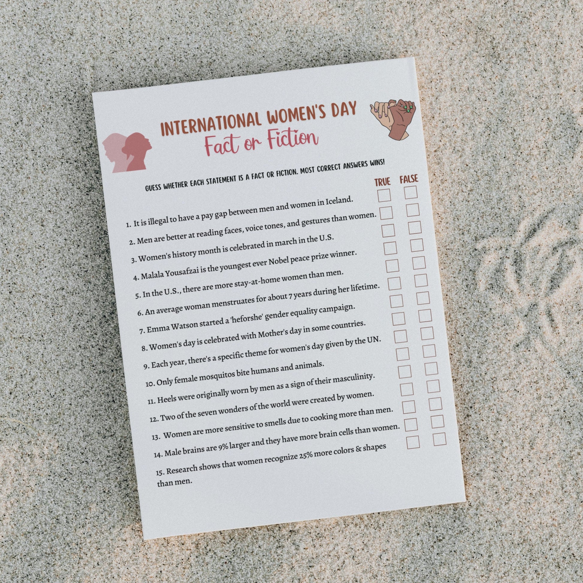 International Womens Day Games Printable, Womens History Month Party Game, Emoji Pictionary, Trivia Game, Icebreaker Game, Feminist Activity