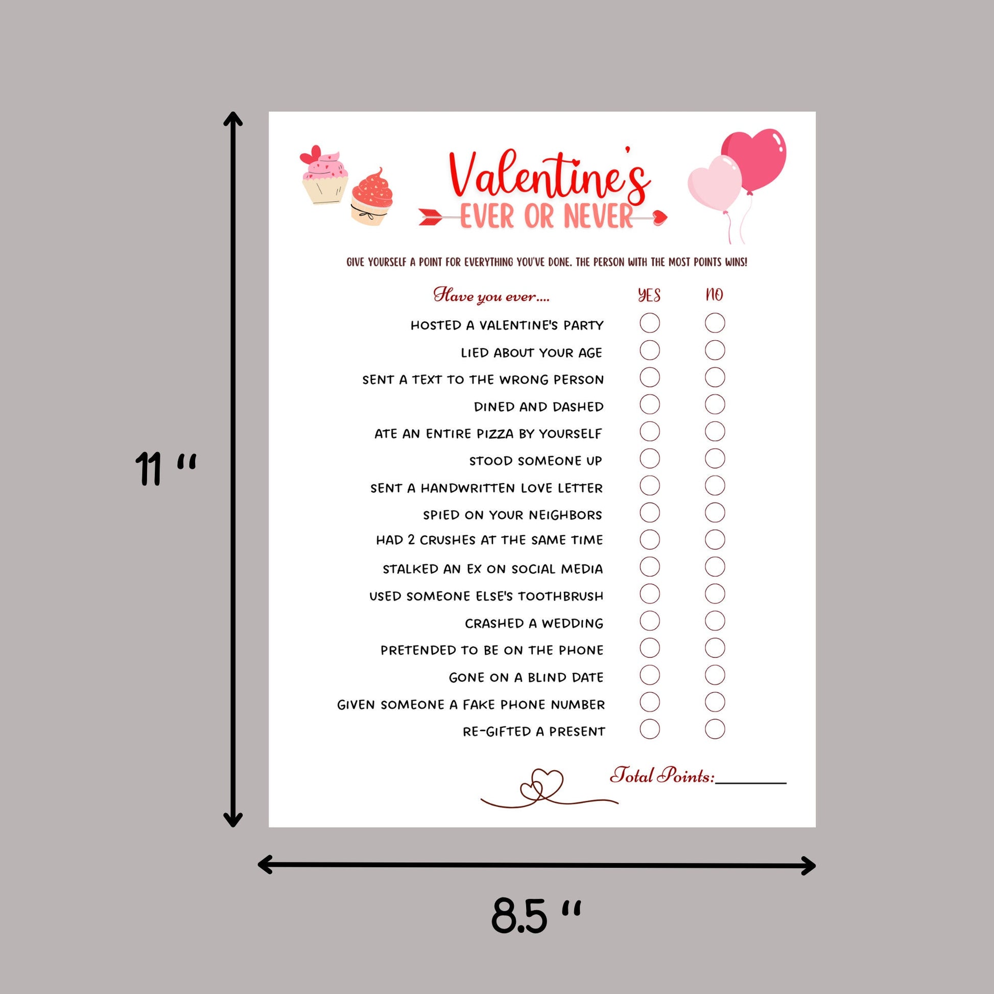 Valentine's Day Games Bundle Printable For Adults, Galentines Day Games, Valentine Office Party Games, Valentines Activity, Fun Family Games