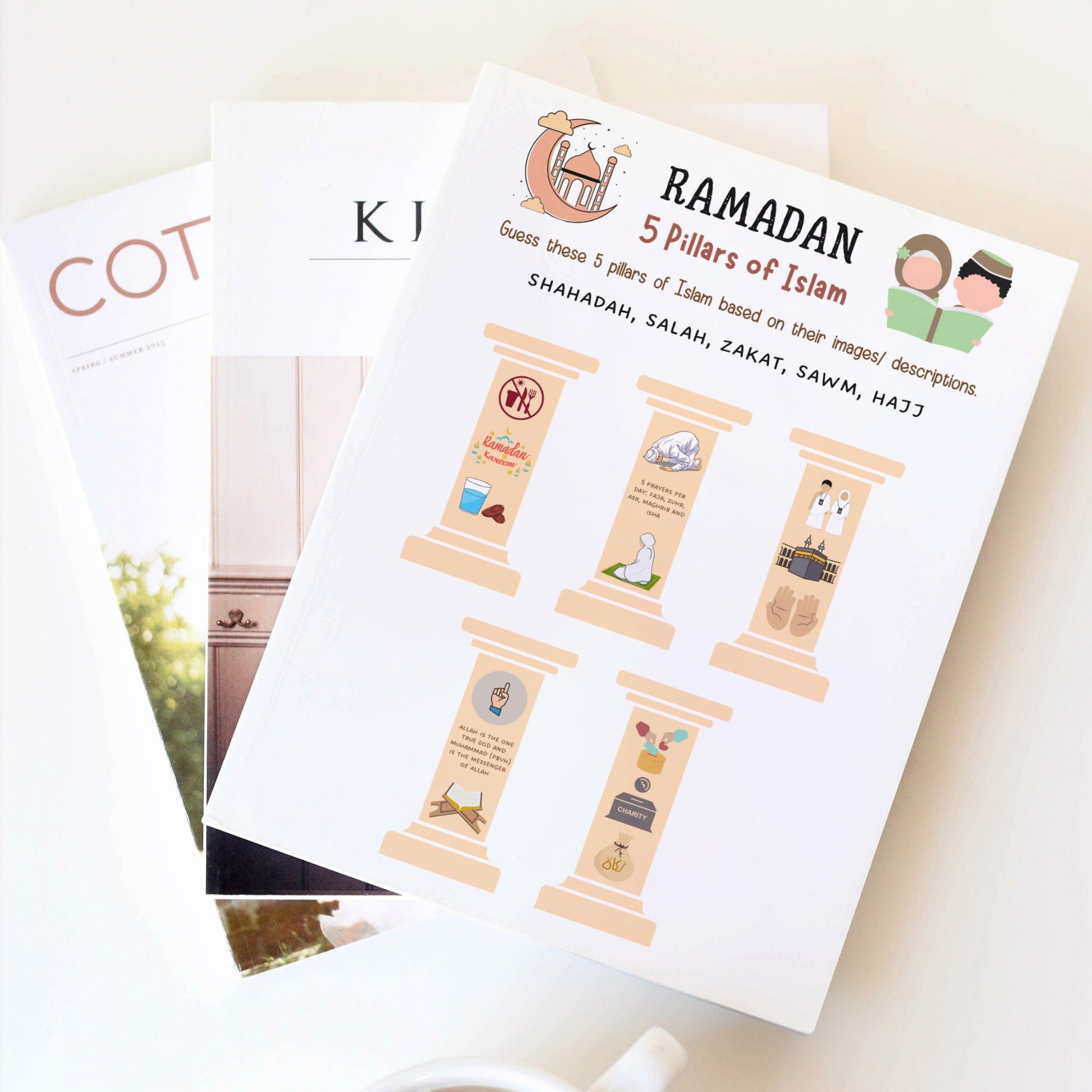Ramadan Activity for Kids Printable, Eid Activities, Kids Ramadan Printables, 10 Pack Bundle, Muslim Islamic Printable Activity for Children