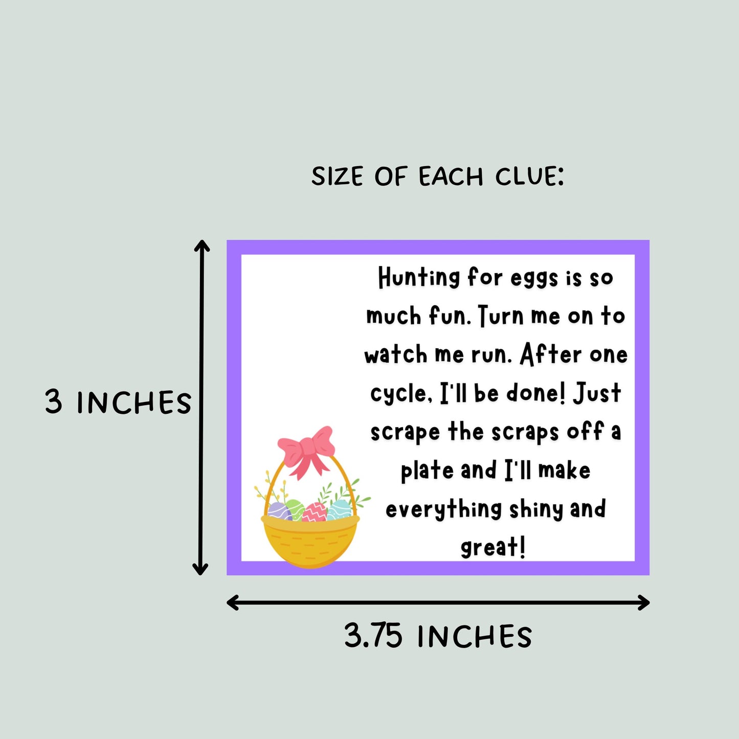 Easter Scavenger Hunt Printable, Indoor Outdoor Easter Treasure Hunt Clues, Easter Activity for Kids, Easter Egg Hunt, Easter Party Games