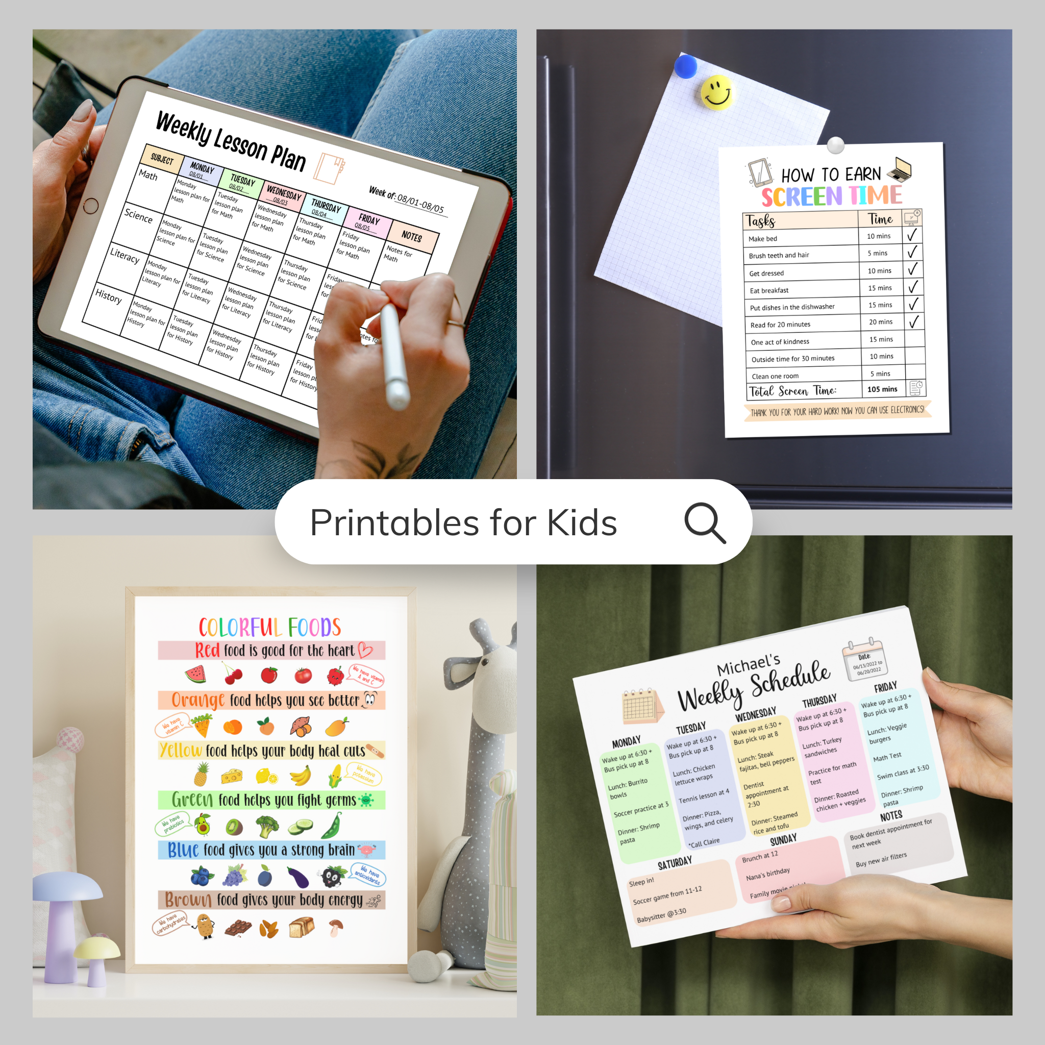 Printables for Kids – Scribbled LLC