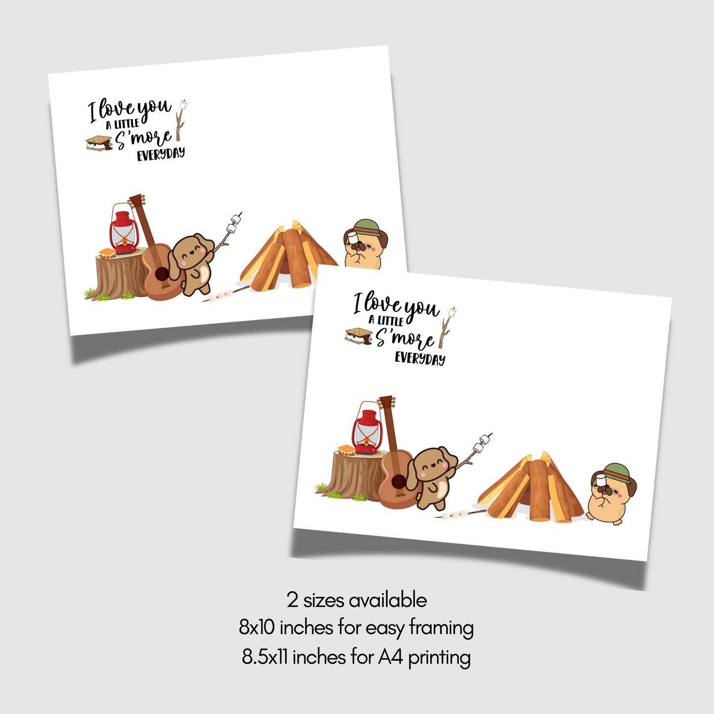 Camping Handprint Craft Printable, DIY Fall Art Activity for Kids