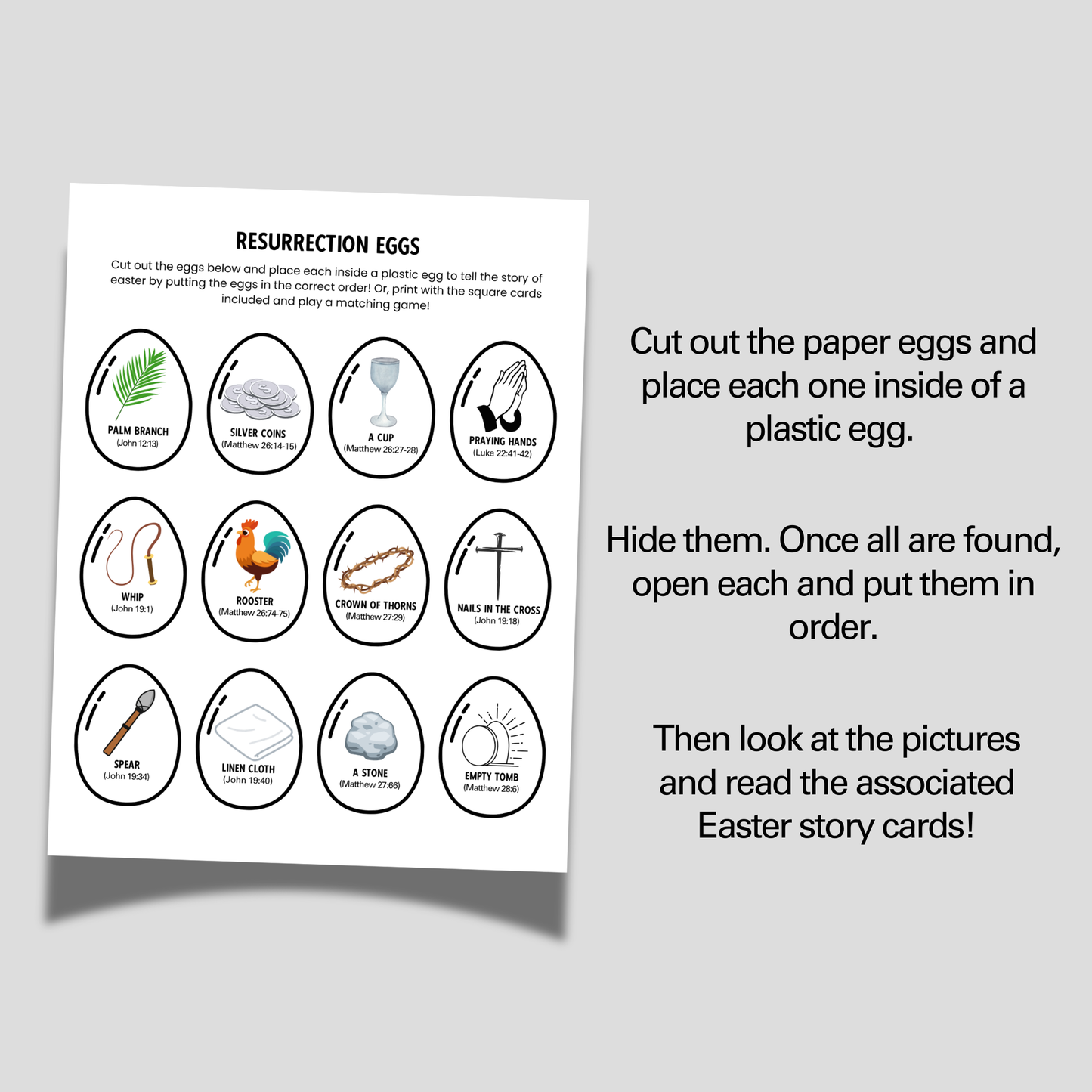 Christian Easter Activity Bundle Printable