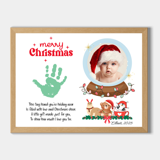 Christmas Poem Handprint Photo Craft Kids Printable