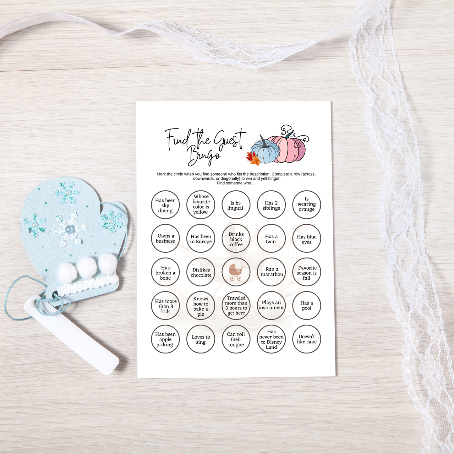 Little Pumpkin Baby Shower Games Fall Party Printable