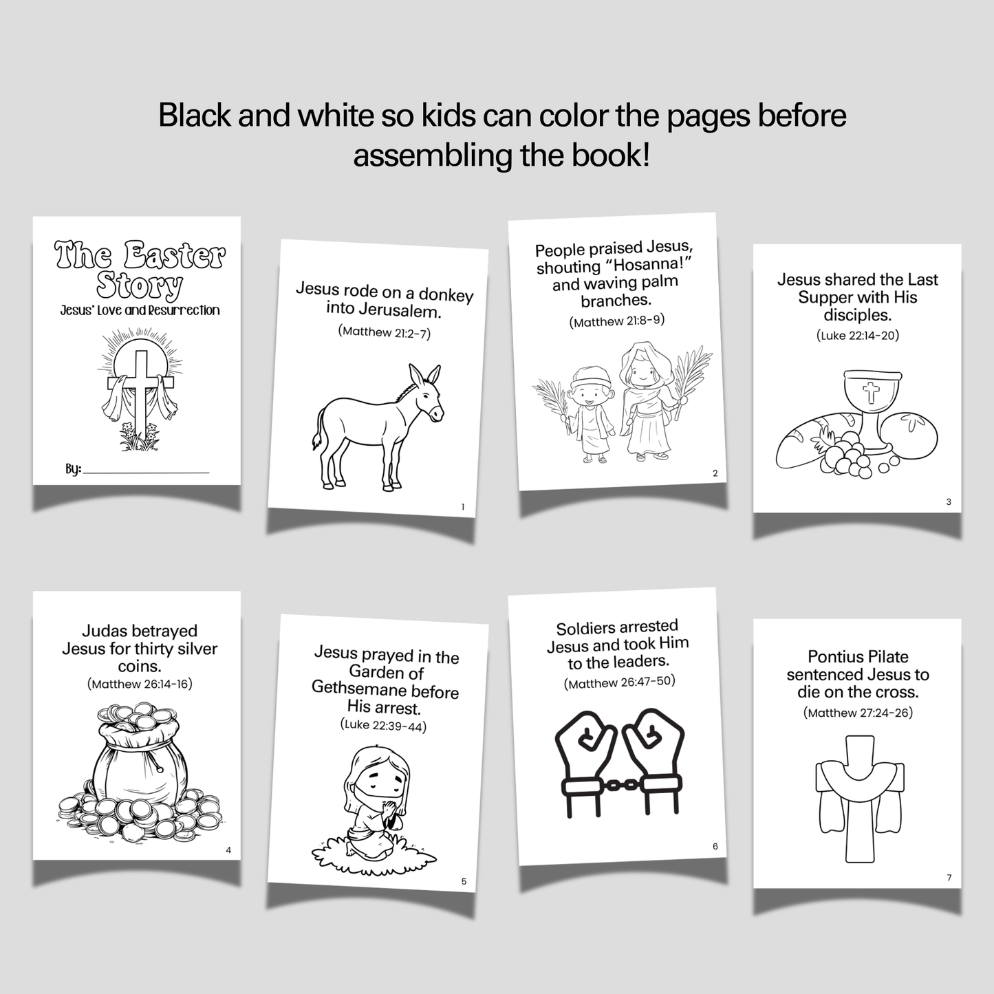 Christian Easter Activity Bundle Printable