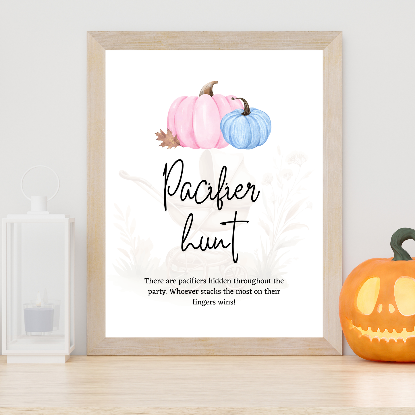 Little Pumpkin Baby Shower Games Fall Party Printable