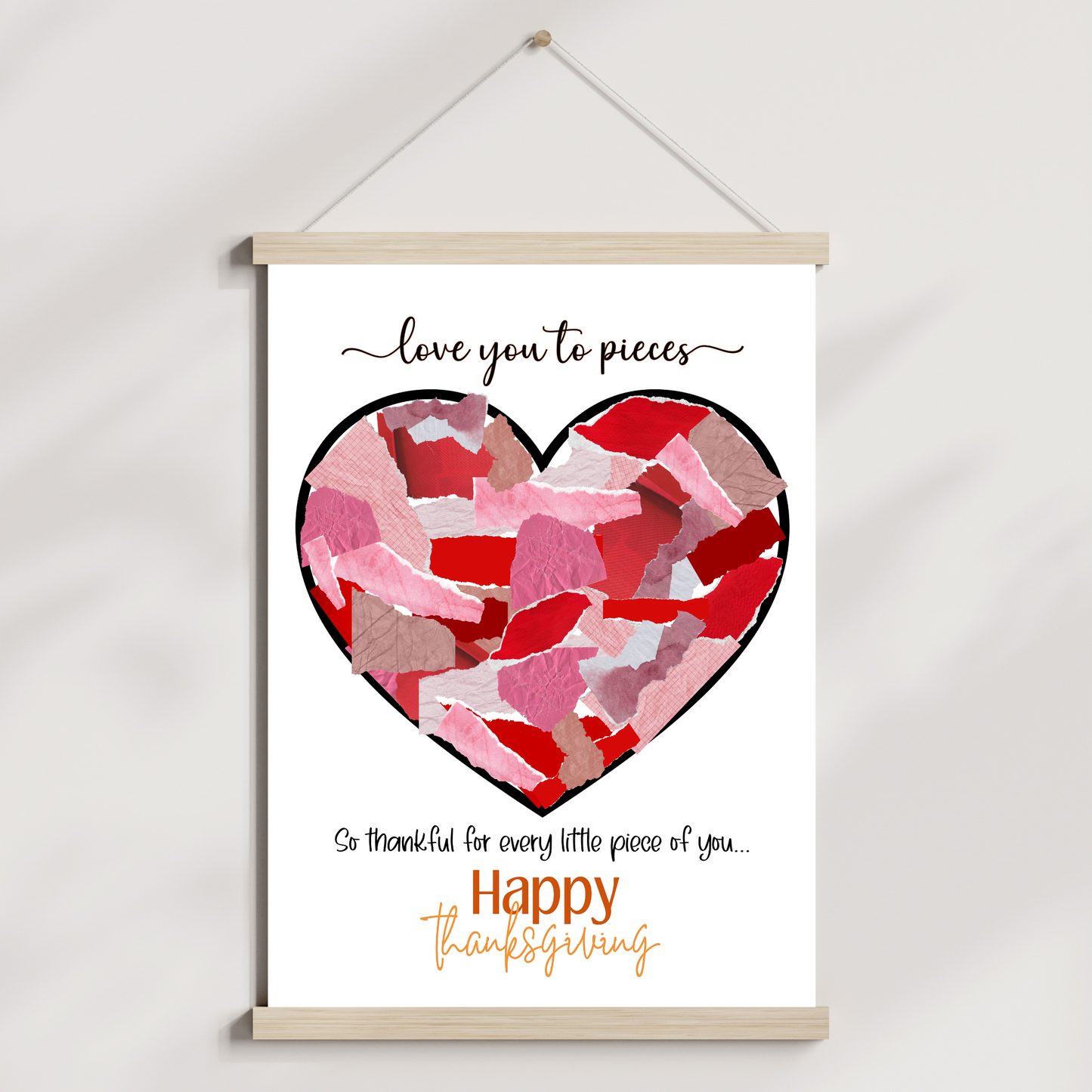 Thanksgiving Cut & Paste Torn Paper Crafts Printable Art