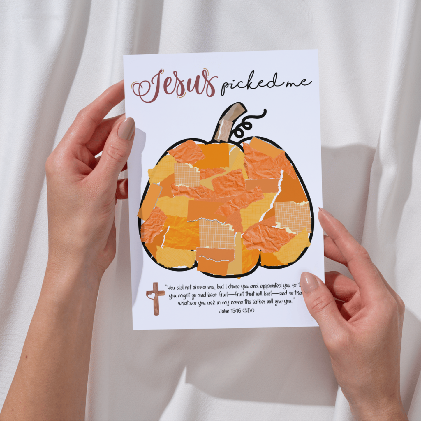 Thanksgiving Cut & Paste Torn Paper Crafts Printable Art