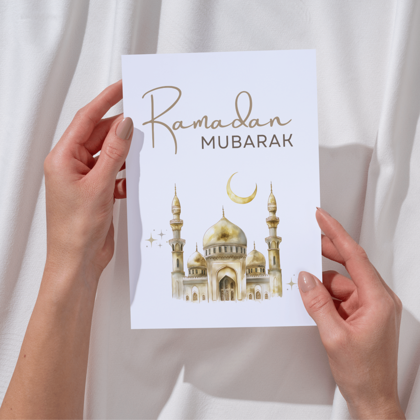 Ramadan Mubarak Mosque Wall Art Printable