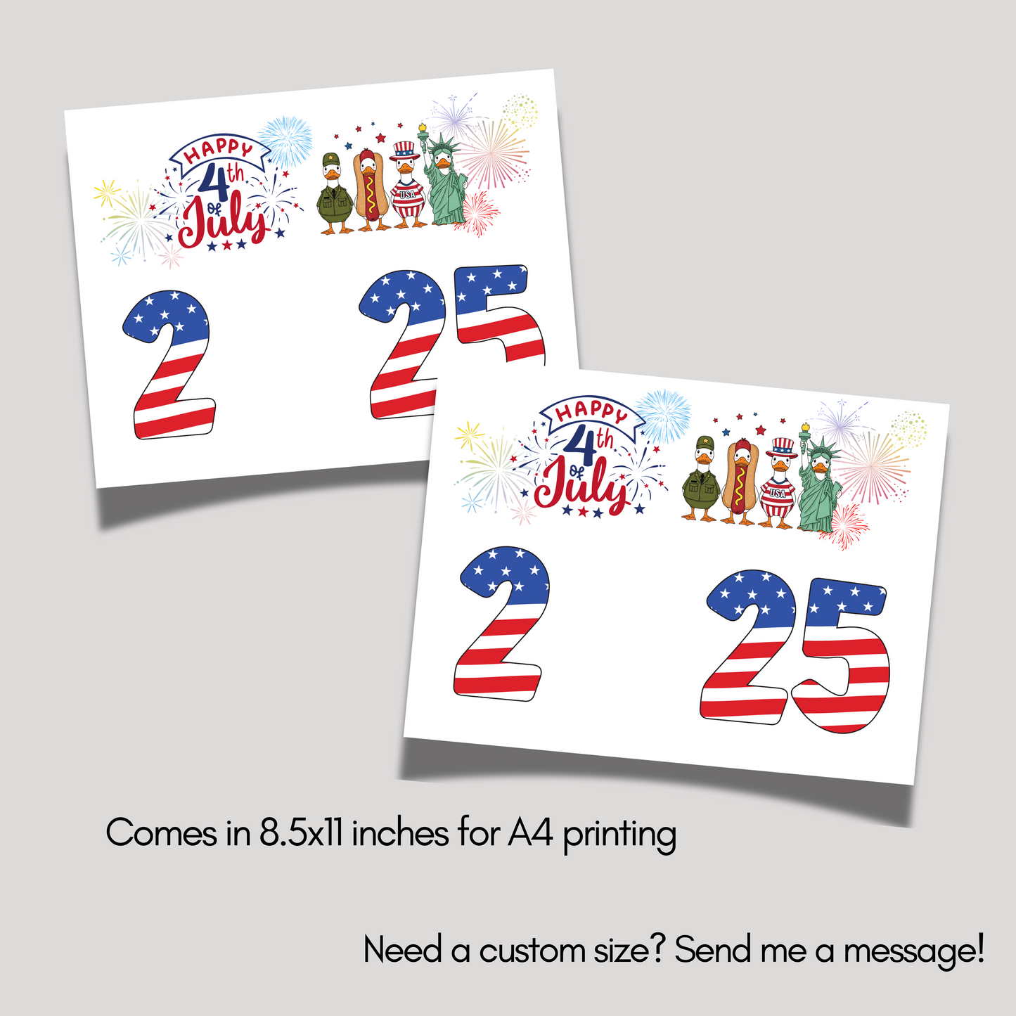 4th of July Handprint Craft Printable DIY Patriotic 2025 Art for Kids