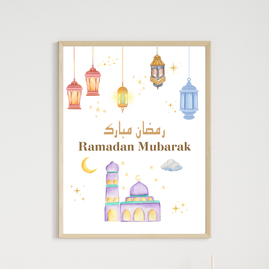 Ramadan Lantern Wall Art Printable