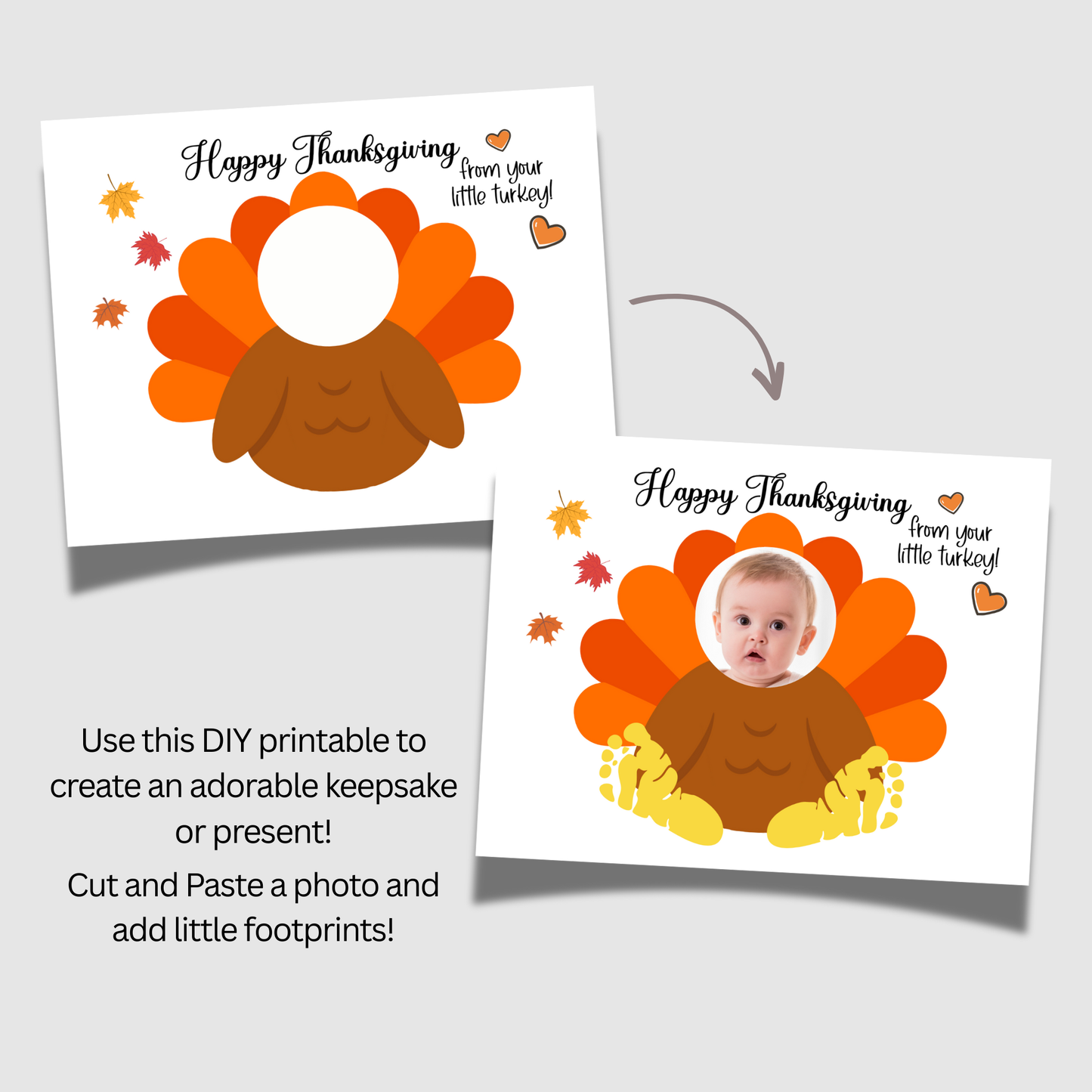 Thanksgiving Turkey Crafts for Kids Printable