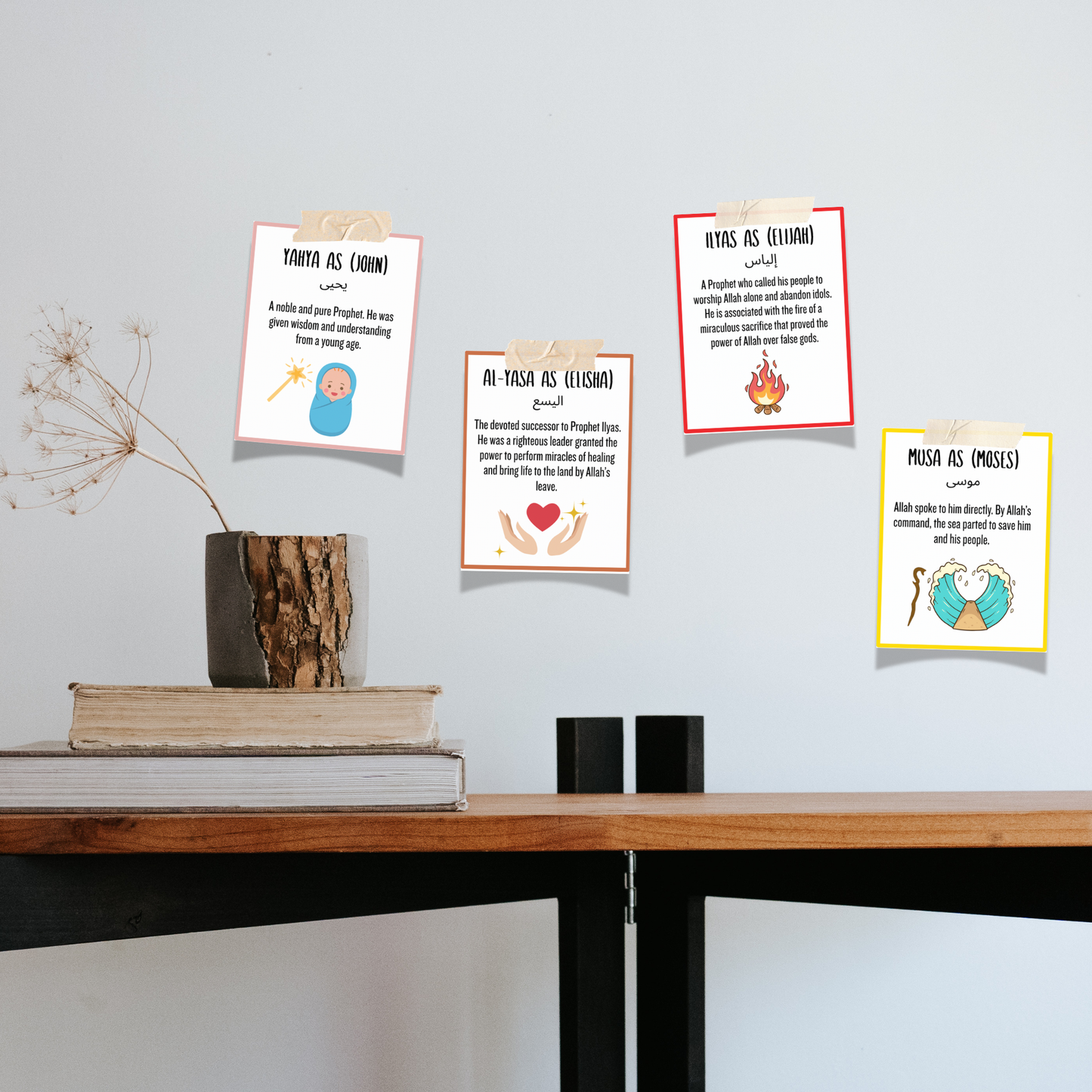 25 Prophètes de l’Islam Cartes Flash Enfants PDF
