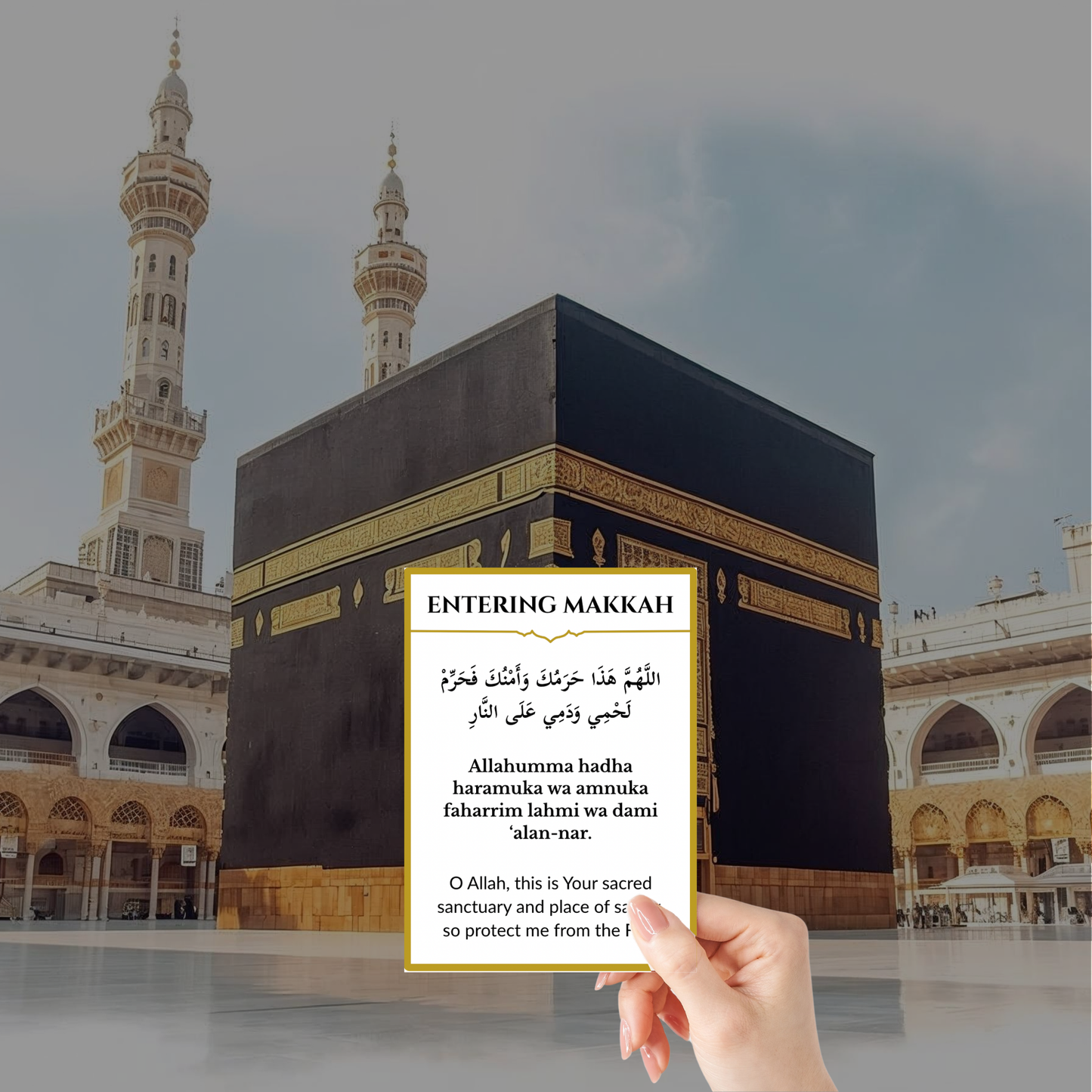 Printable Umrah Dua Flash Cards Step-by-Step Umrah Guide