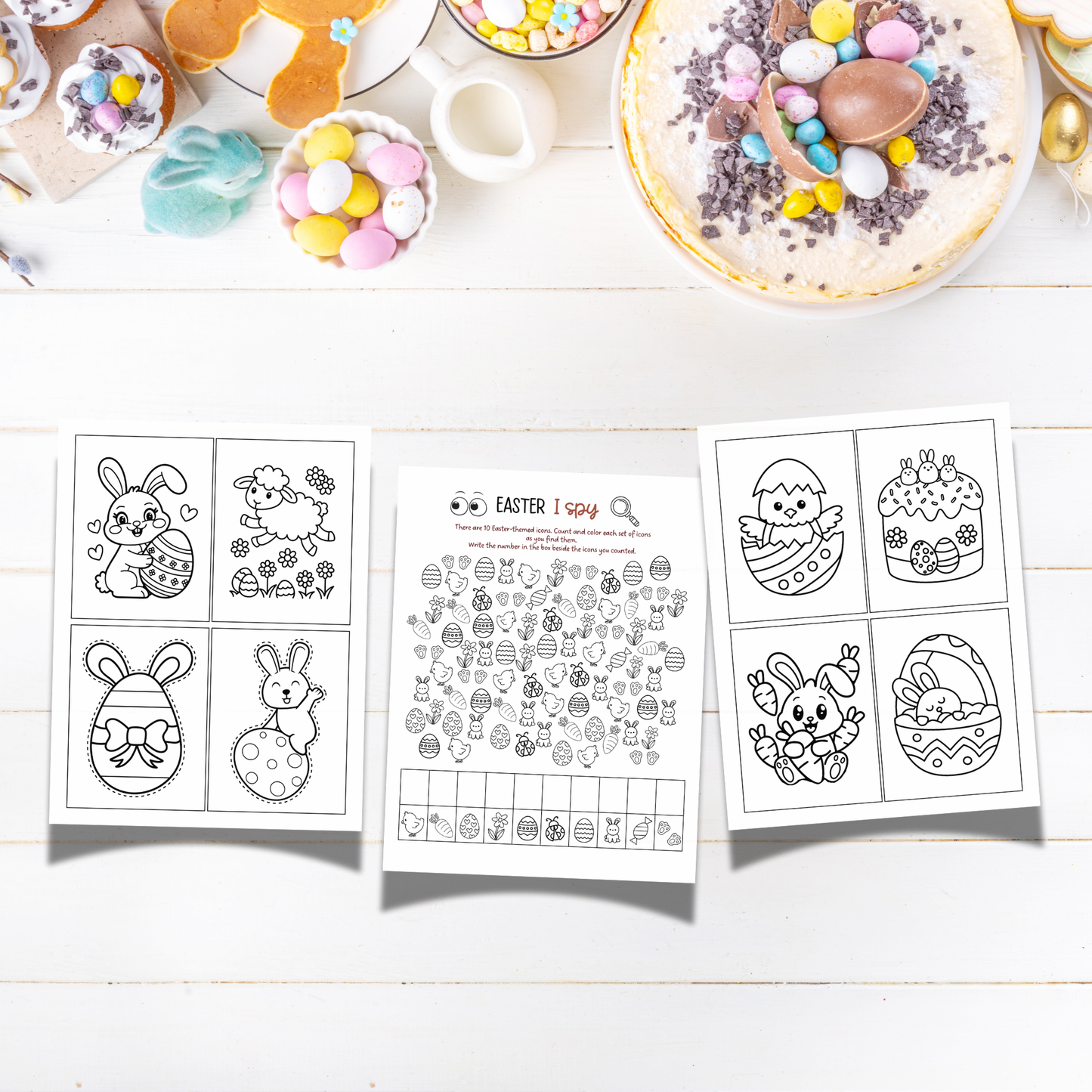 Easter Games Bundle 25 Printables for Kids & Adults