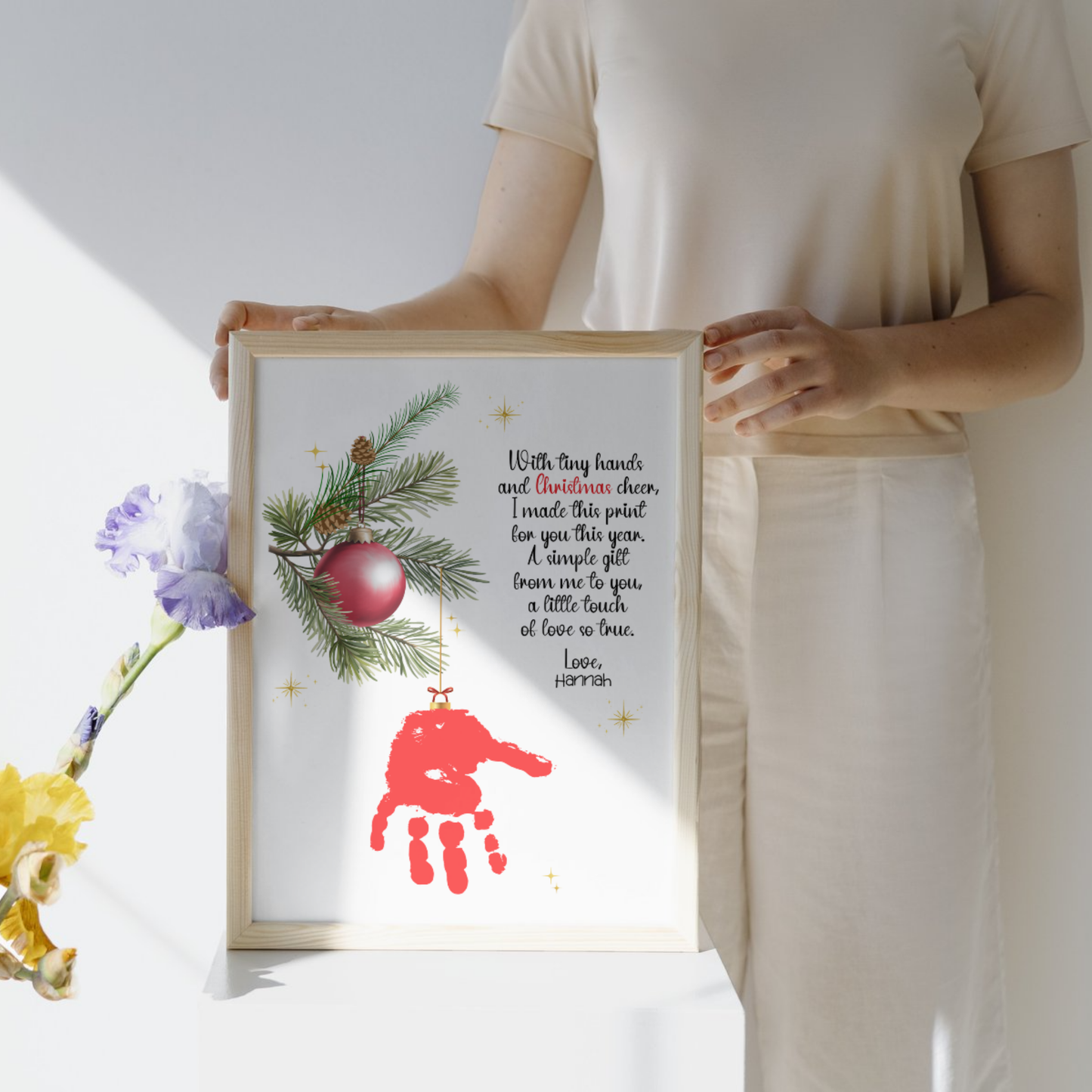 Christmas Ornament Poem Craft Printable for Kids