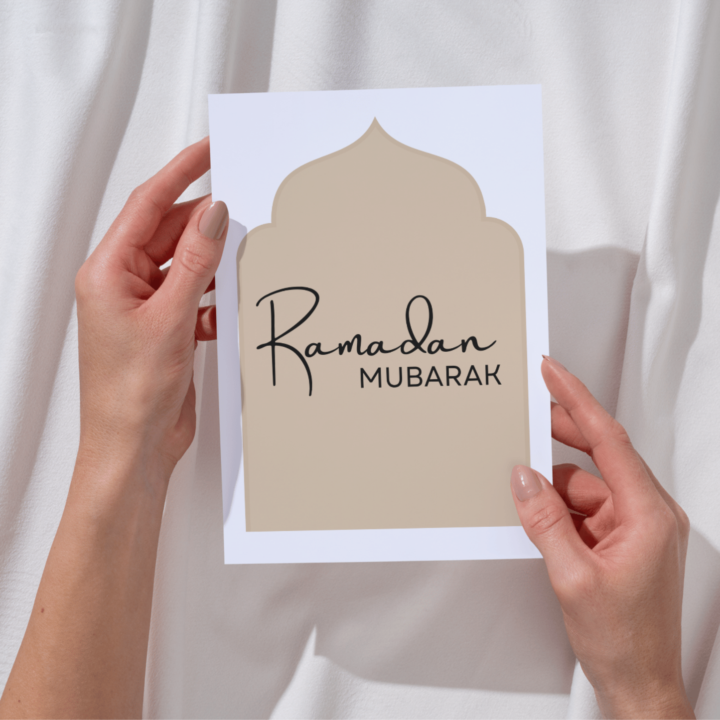 Minimalist Ramadan Mubarak Wall Art Printable