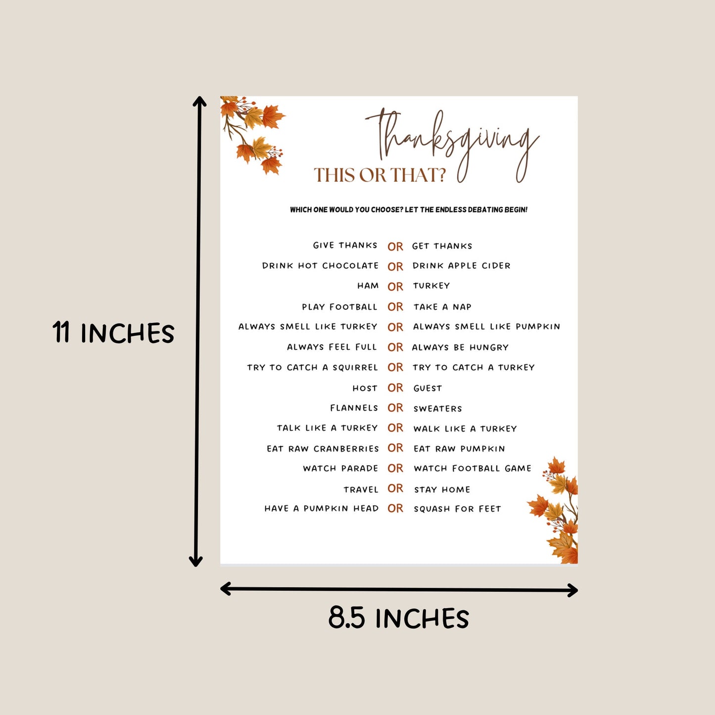 Thanksgiving Games Bundle Printable, Fall Holiday Games Bundle, Fun Friendsgiving Games, Turkey Day Games Kids & Adults, Family Activities